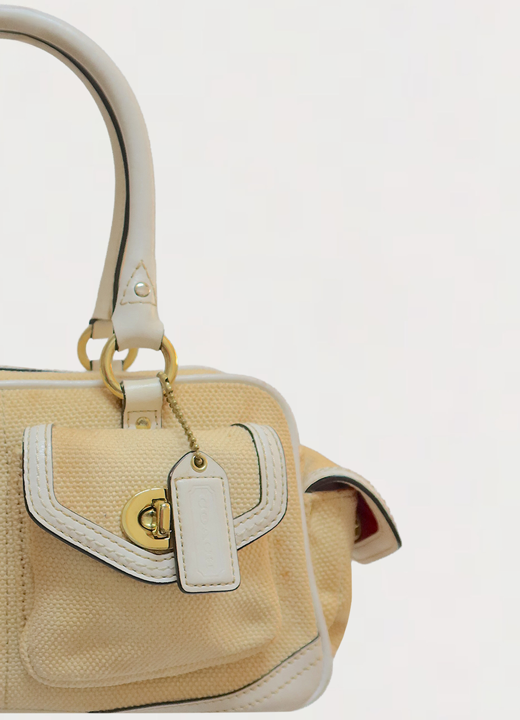 LEGACY COTTON TWILL GALLERY SATCHEL BAG