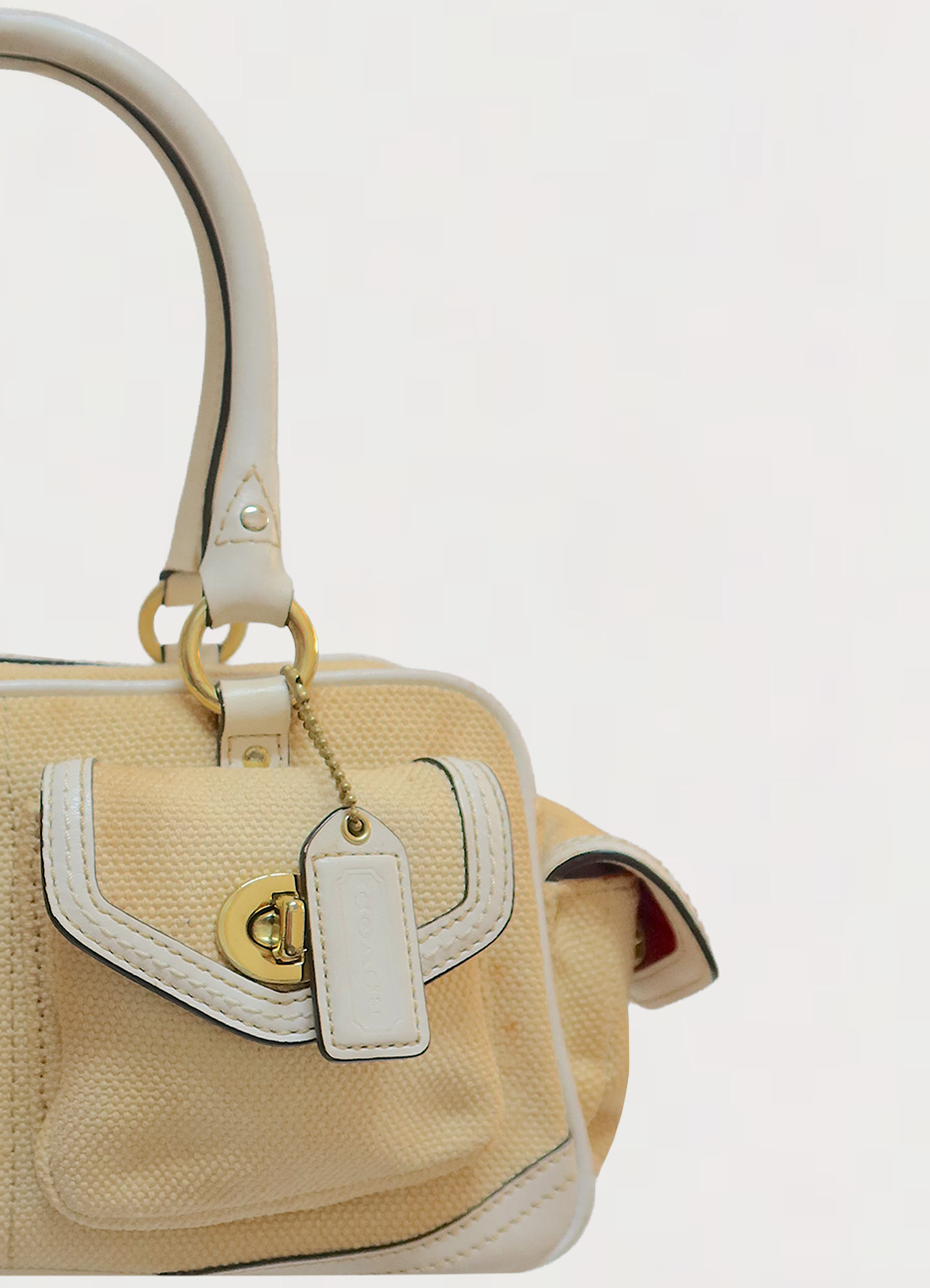 LEGACY COTTON TWILL GALLERY SATCHEL BAG