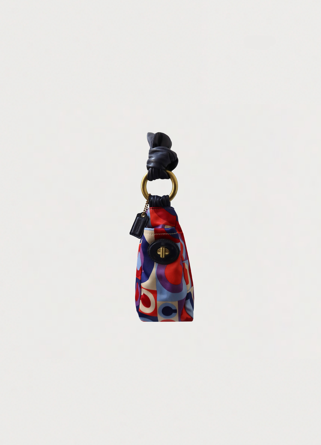 MADISON SCARF GRAPHIC OP ART SHOULDER BAG