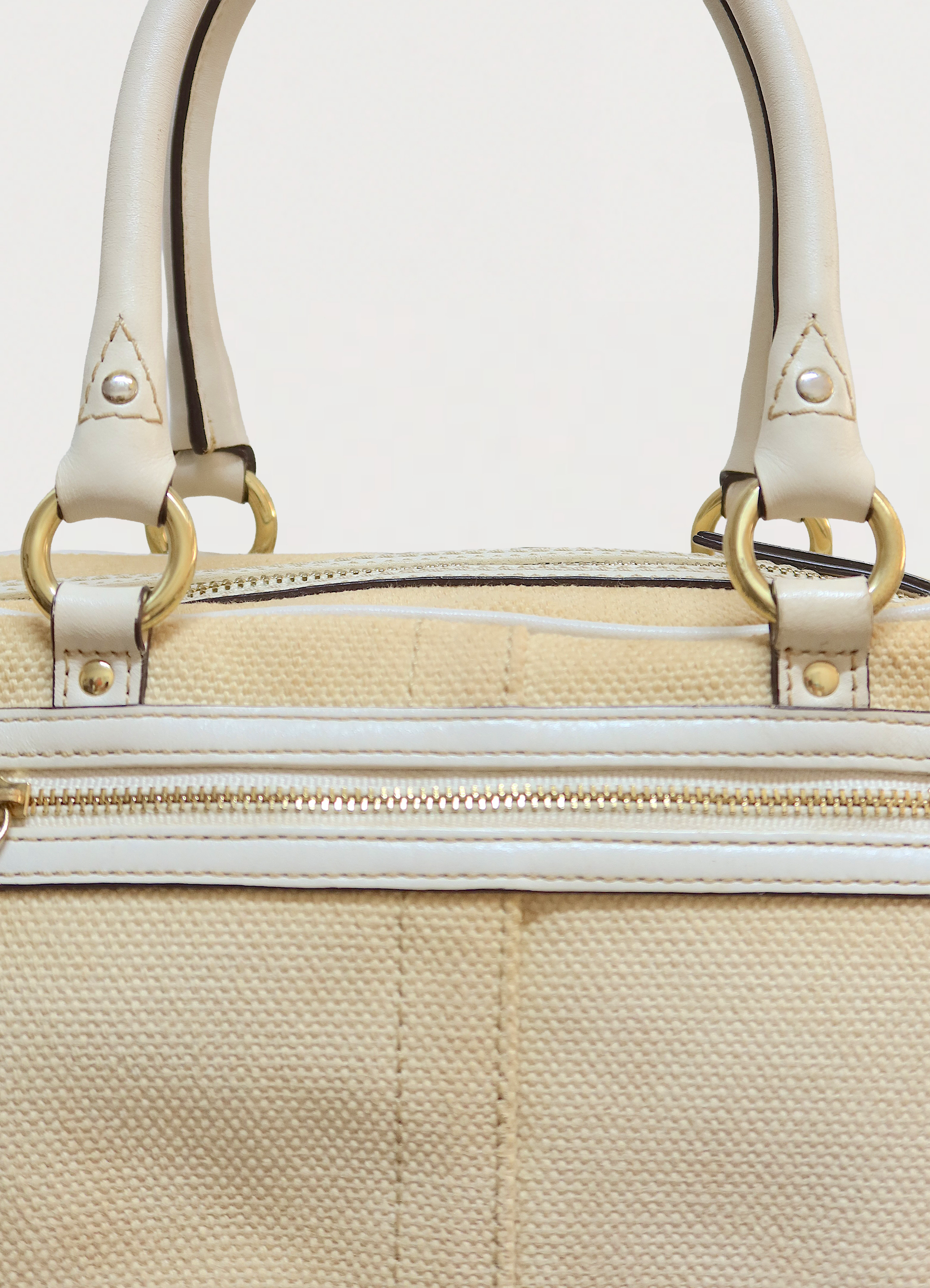 LEGACY COTTON TWILL GALLERY SATCHEL BAG
