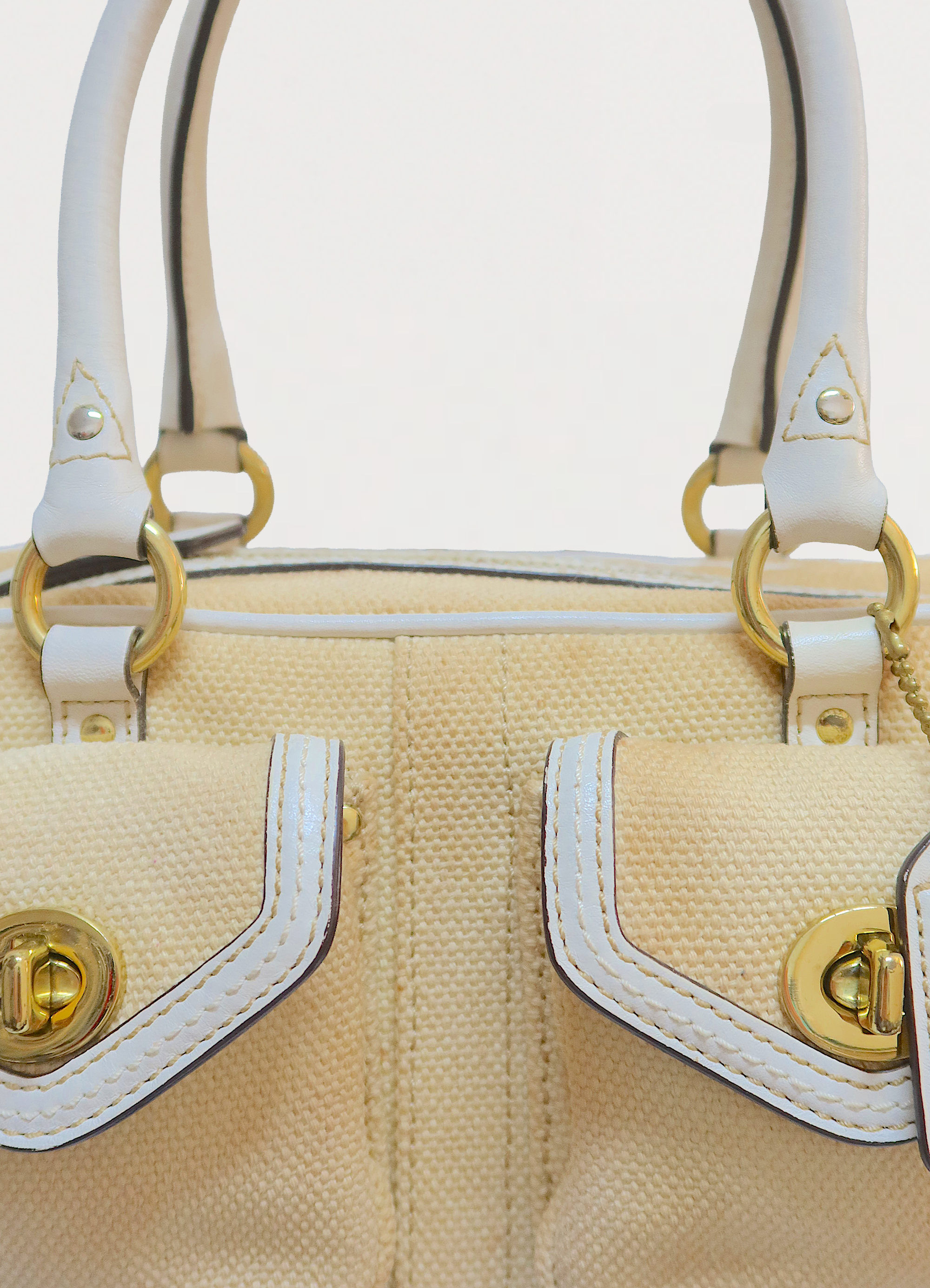 LEGACY COTTON TWILL GALLERY SATCHEL BAG