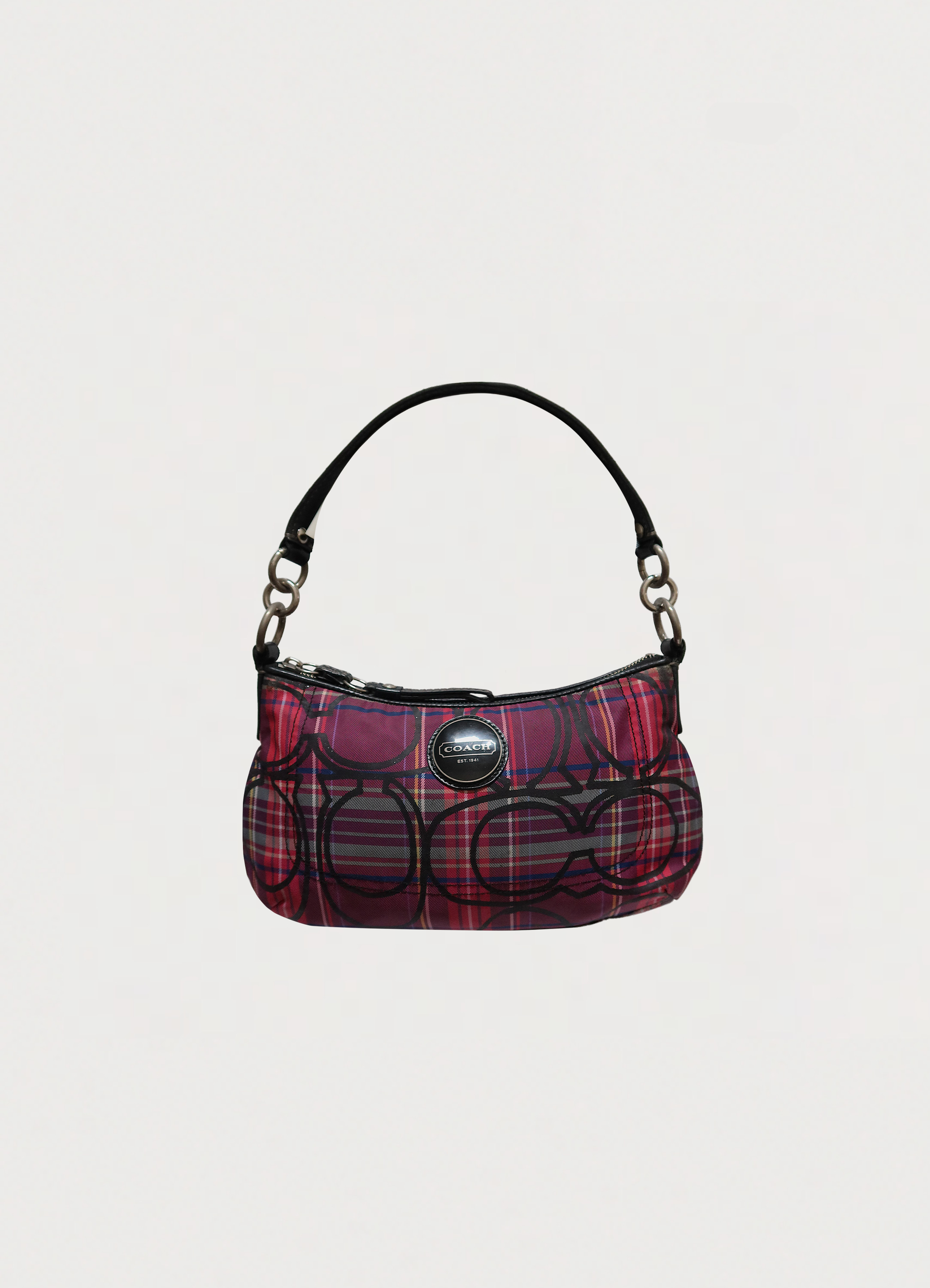 POPPY TARTAN PLAID SHOULDER BAG