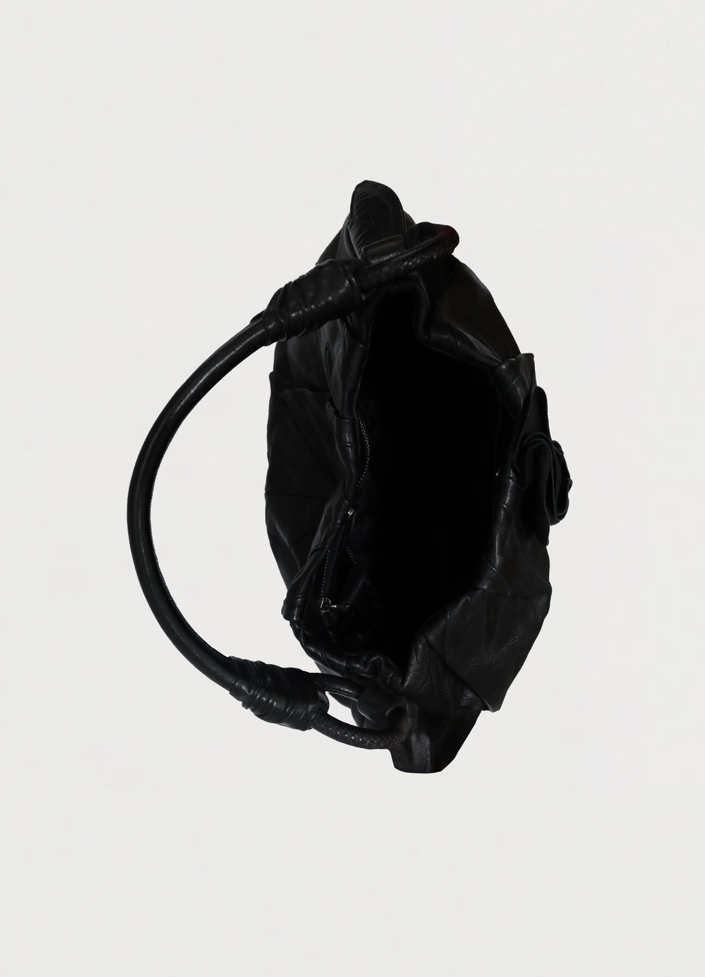 VITELLINO MORDO RUFFLE SHOULDER BAG
