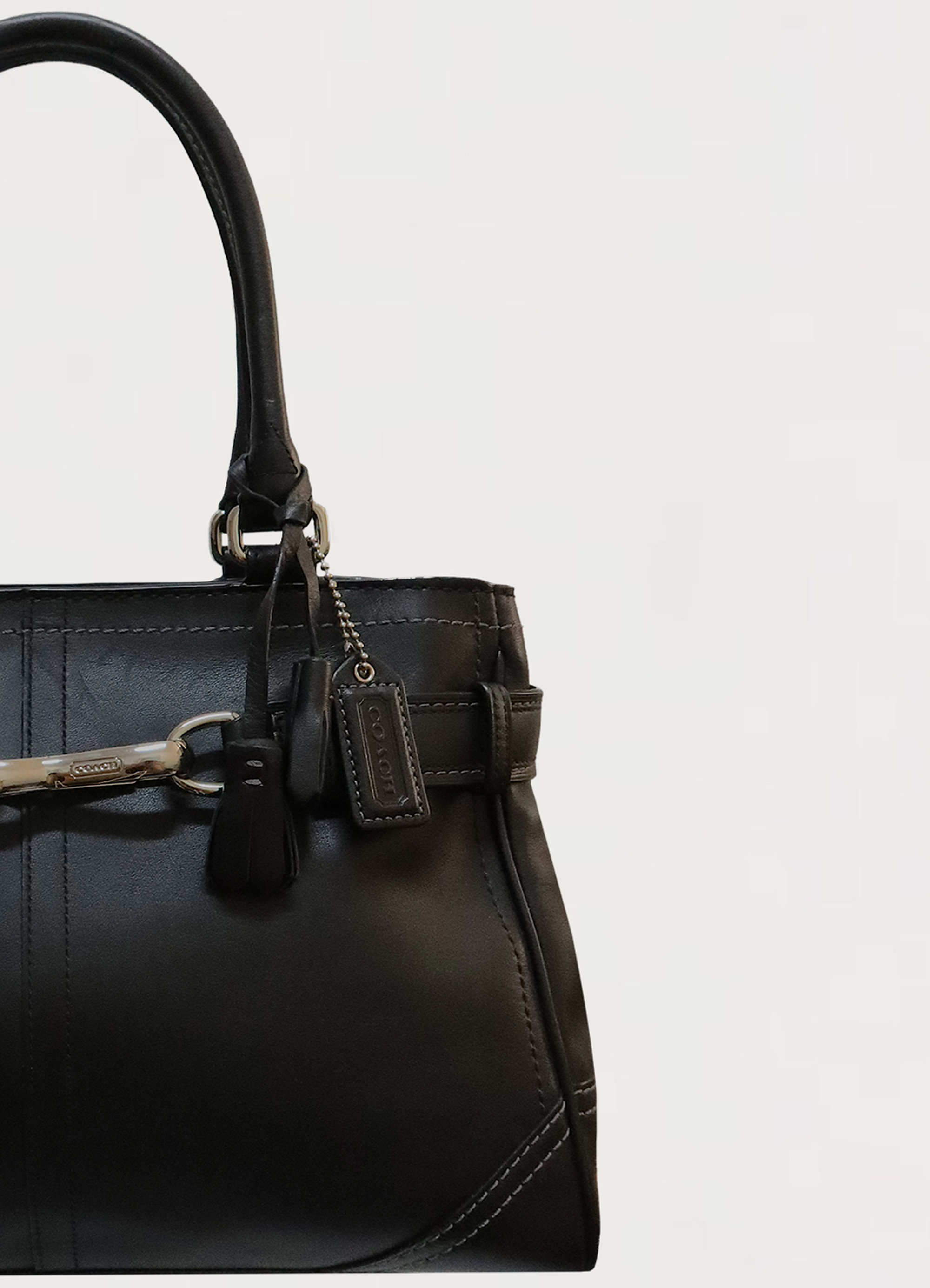 HAMPTONS LEATHER SATCHEL BAG