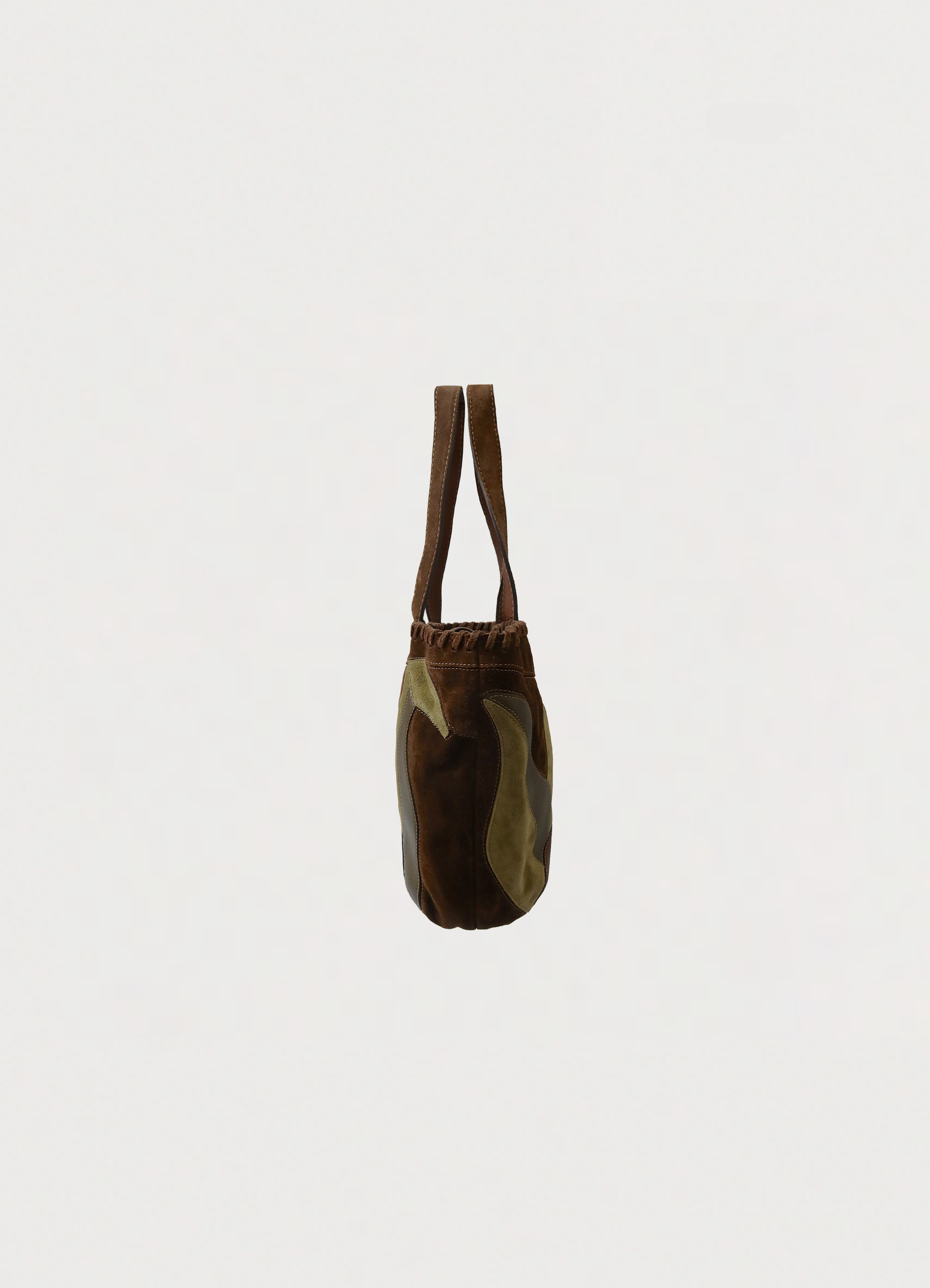 POPPIES FOR PEACE SUEDE TOTE BAG