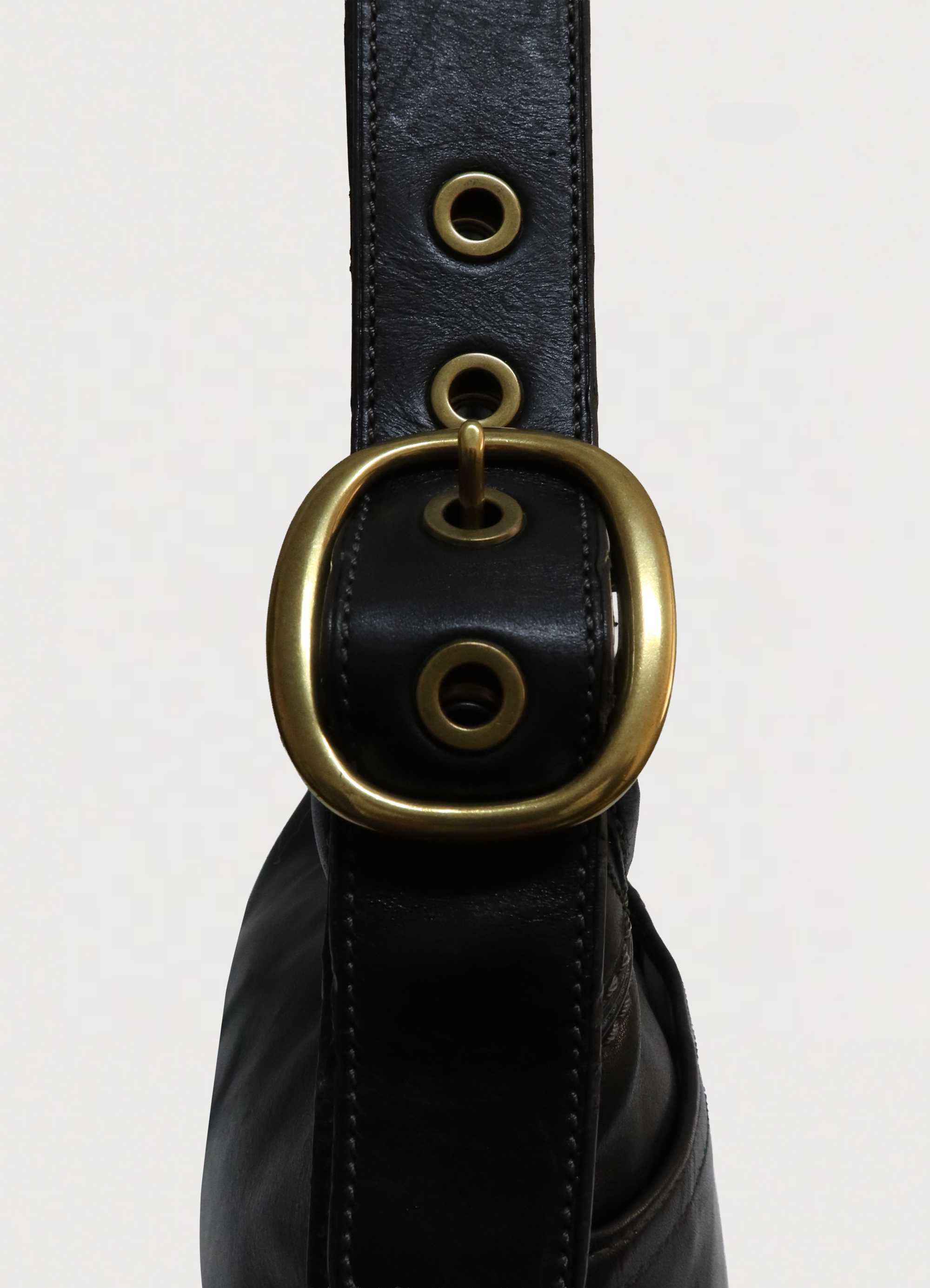 BLEECKER SIGNATURE LEATHER SHOULDER BAG