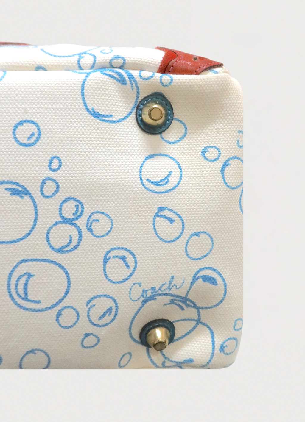 LIMITED EDITION RESORT BUBBLE FISH CORAL TOTE BAG