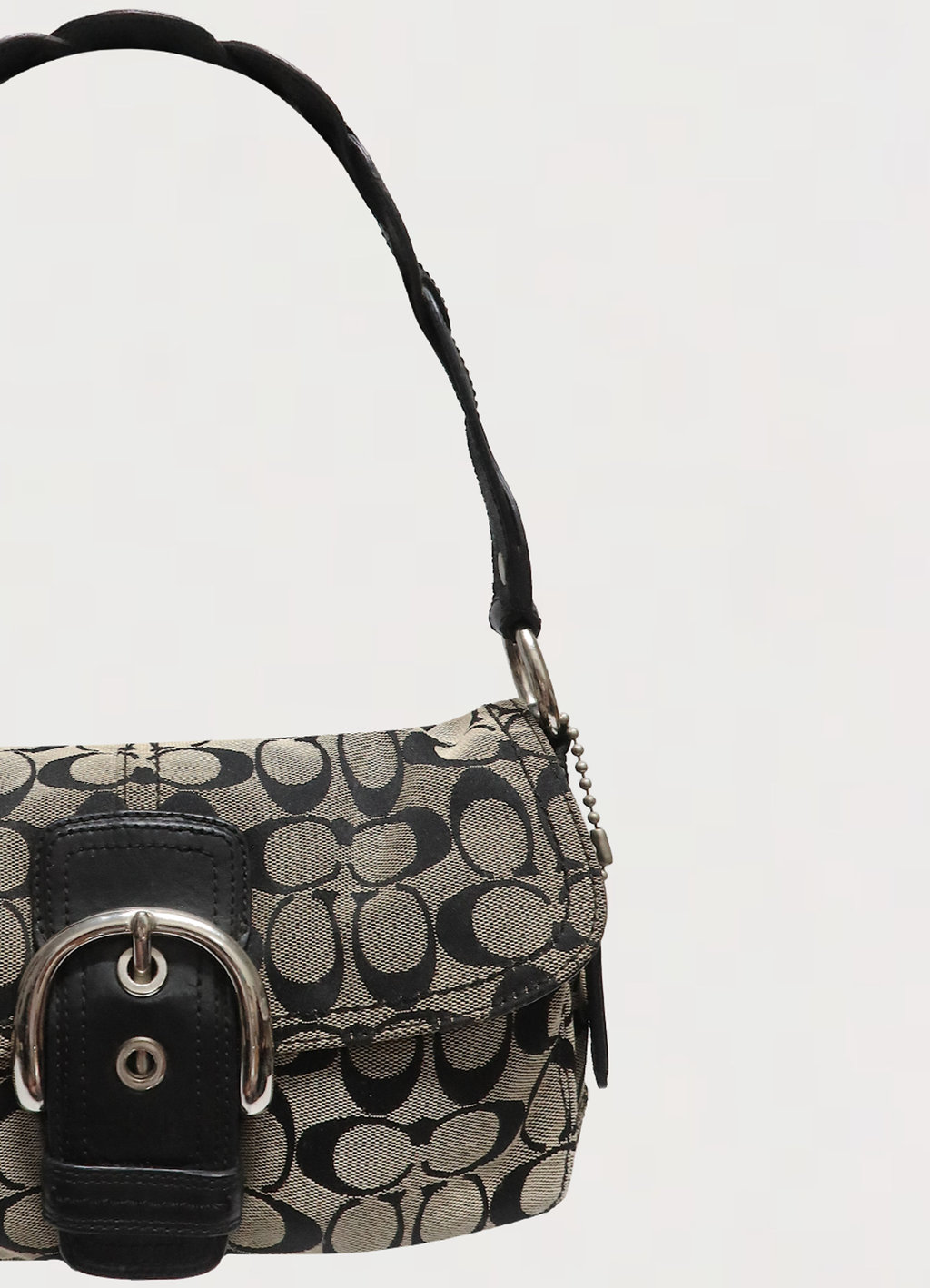 SOHO SIGNATURE POCKET FLAP SHOULDER BAG