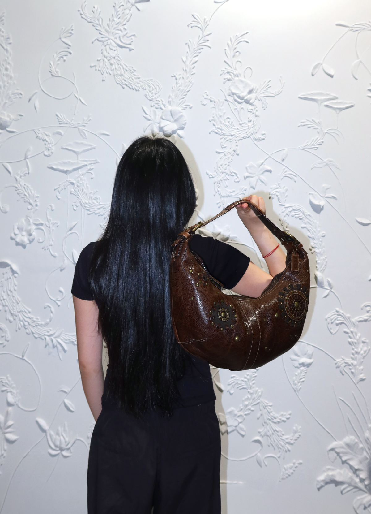 MIA STARBURST STUDDED HOBO BAG