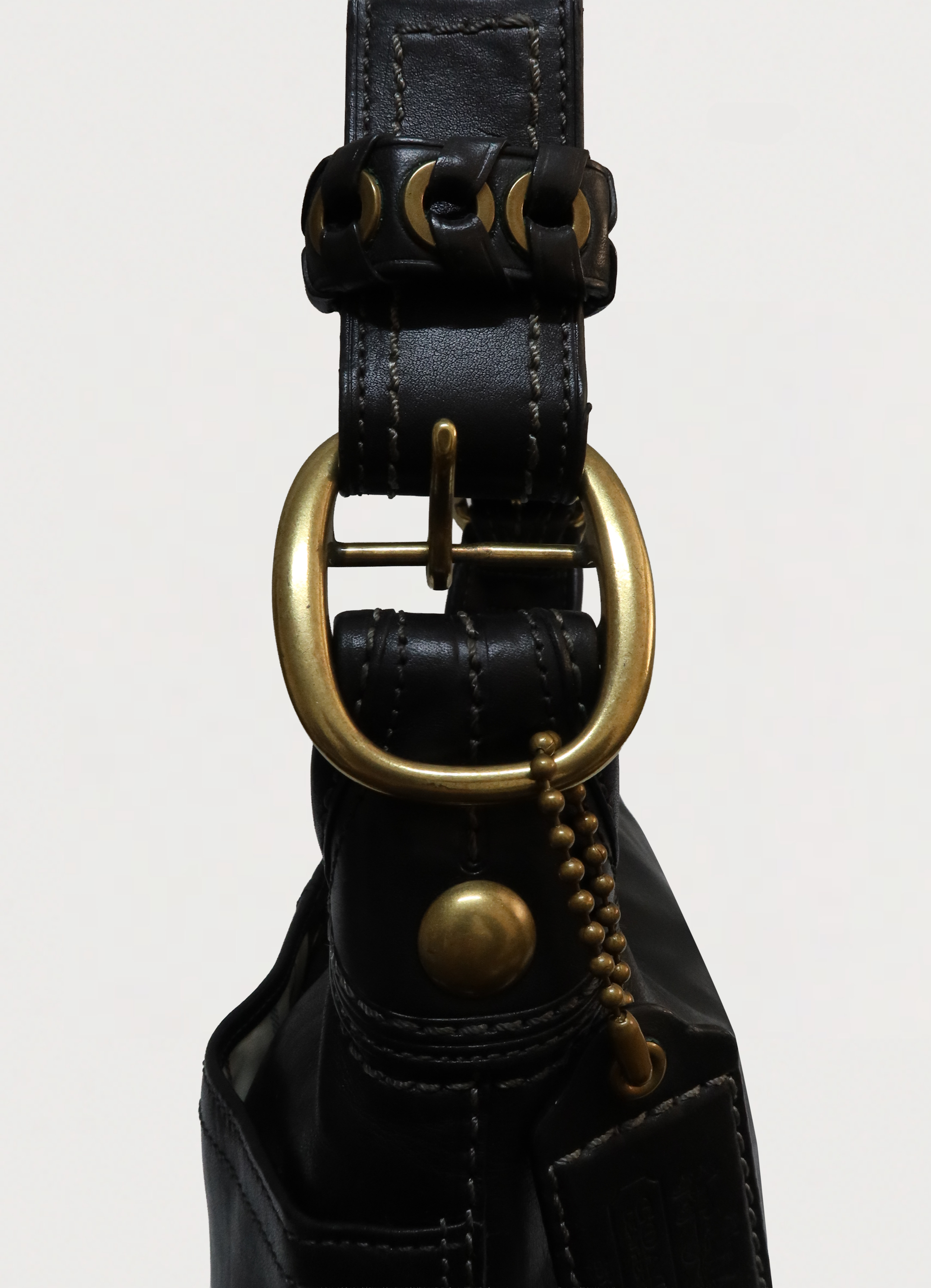BLEECKER SIGNATURE LEATHER SHOULDER BAG