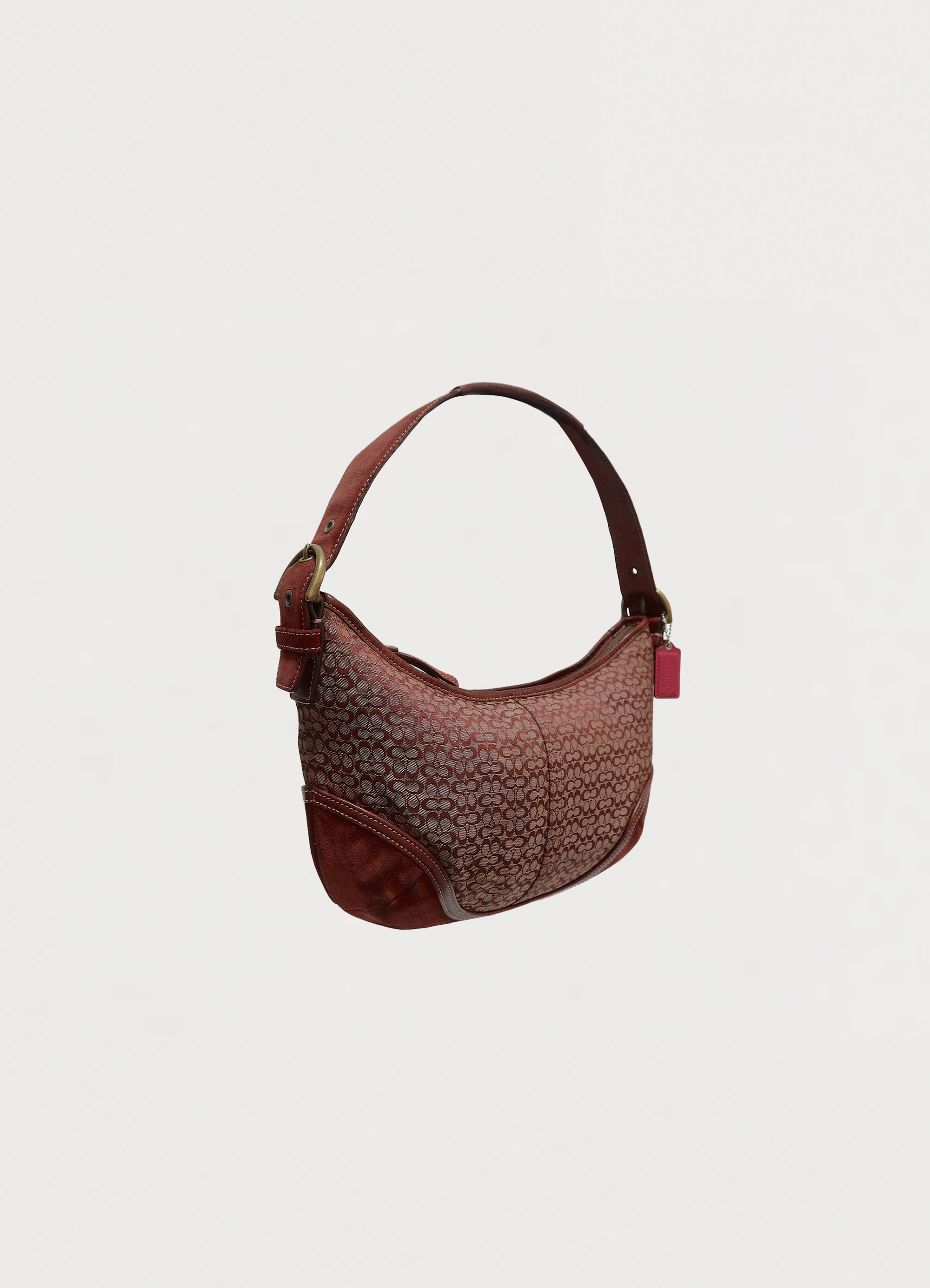 SIGNATURE SOHO HOBO SHOULDER BAG