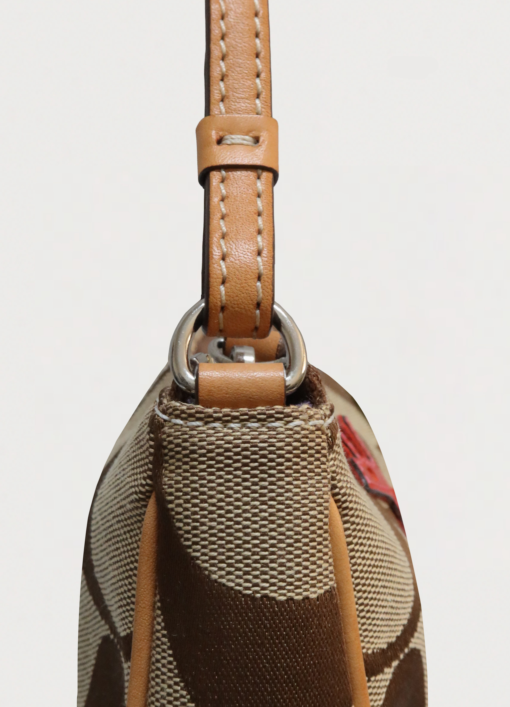TROPICAL FISH/CORAL DEMI POCHETTE BAG