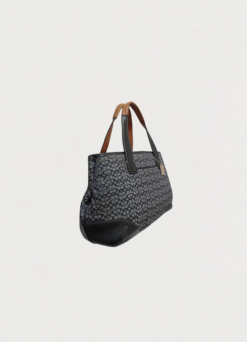 SIGNATURE JACQUARD HOBO SHOULDER BAG
