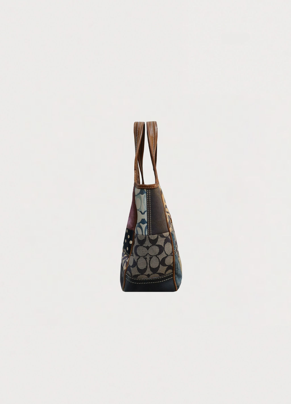 ERGO PATCHWORK TOTE SHOULDER BAG