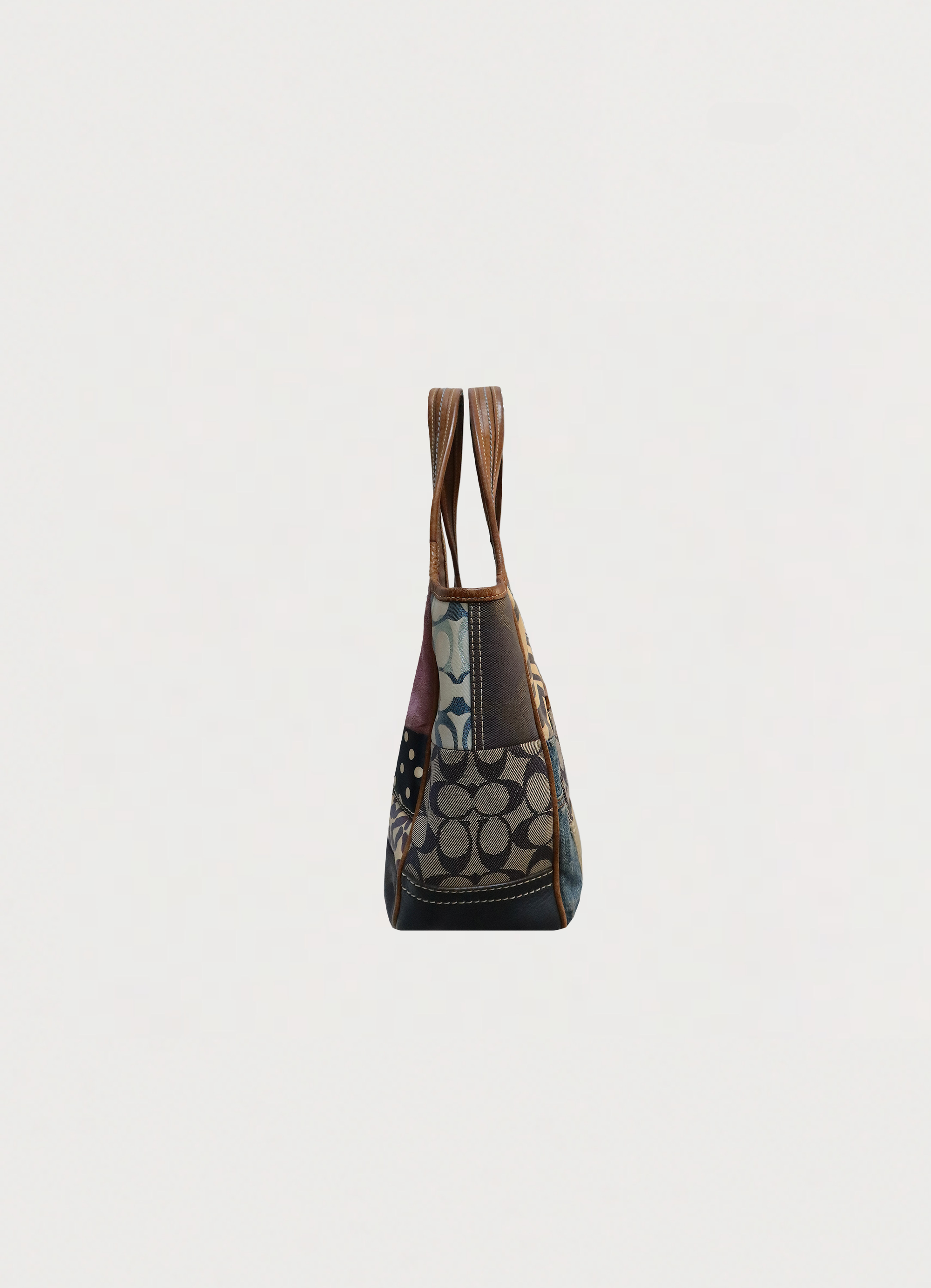 ERGO PATCHWORK TOTE SHOULDER BAG