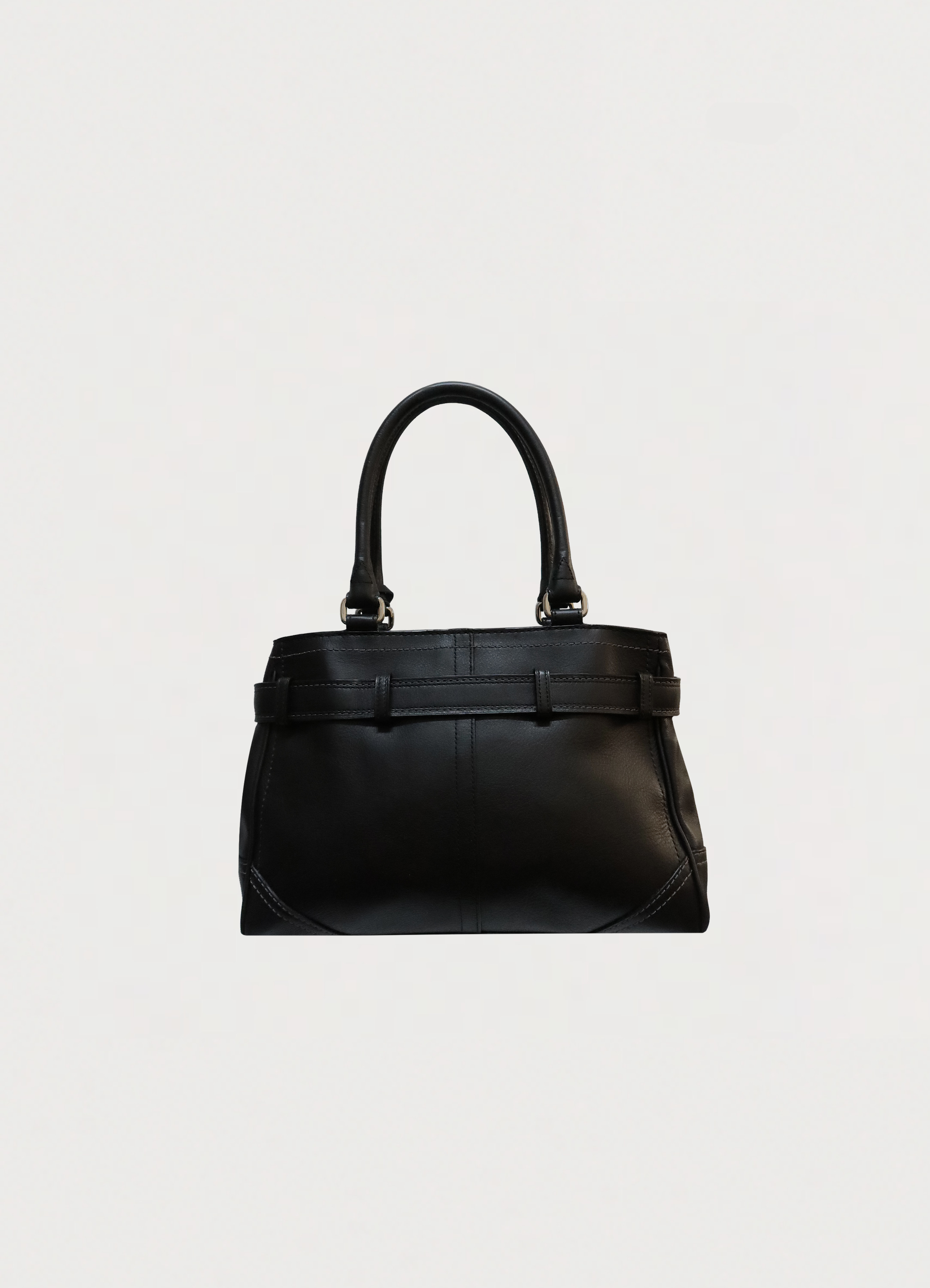 HAMPTONS LEATHER SATCHEL BAG
