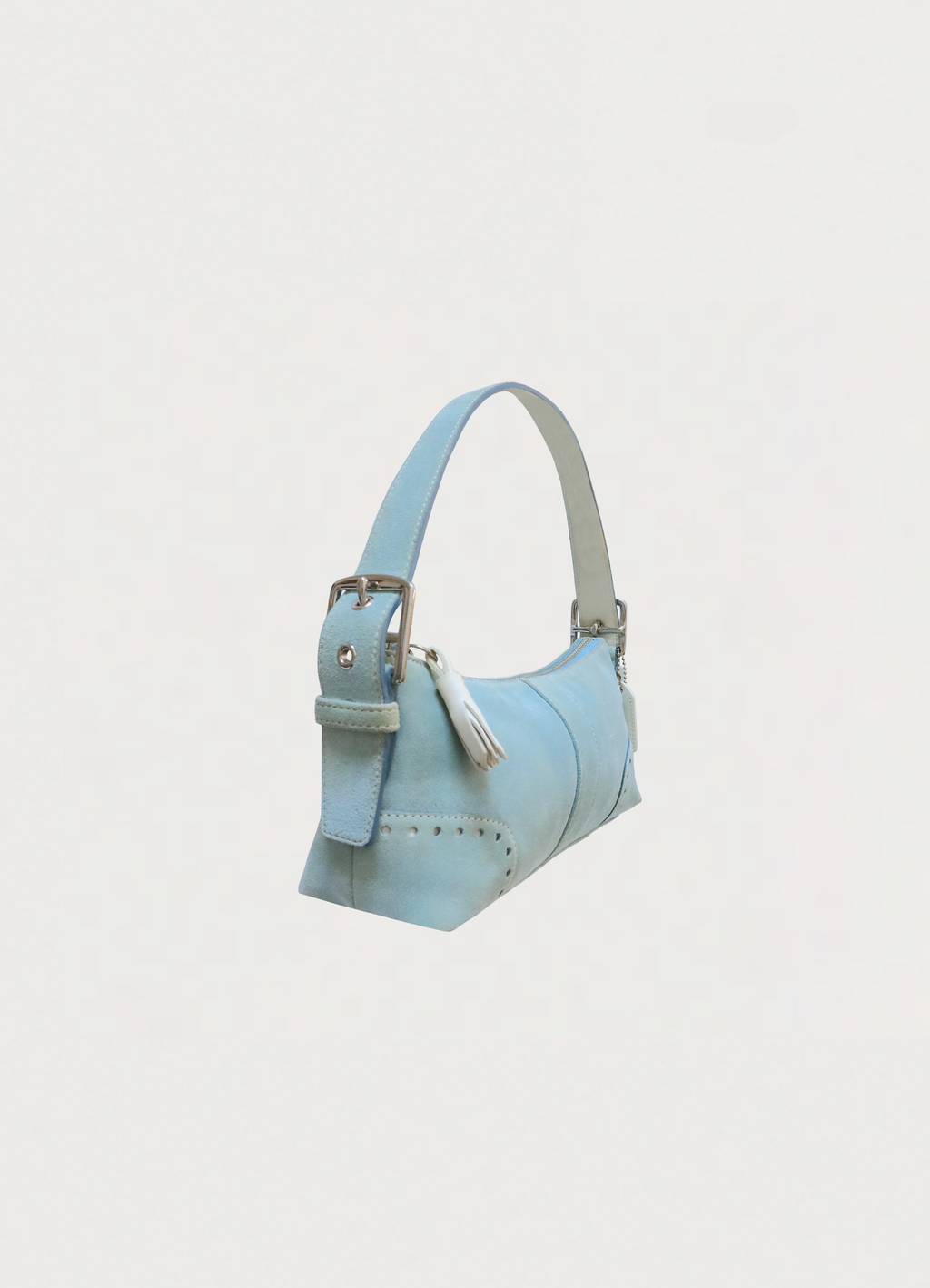 HAMPTONS SUEDE BAGUETTE BAG