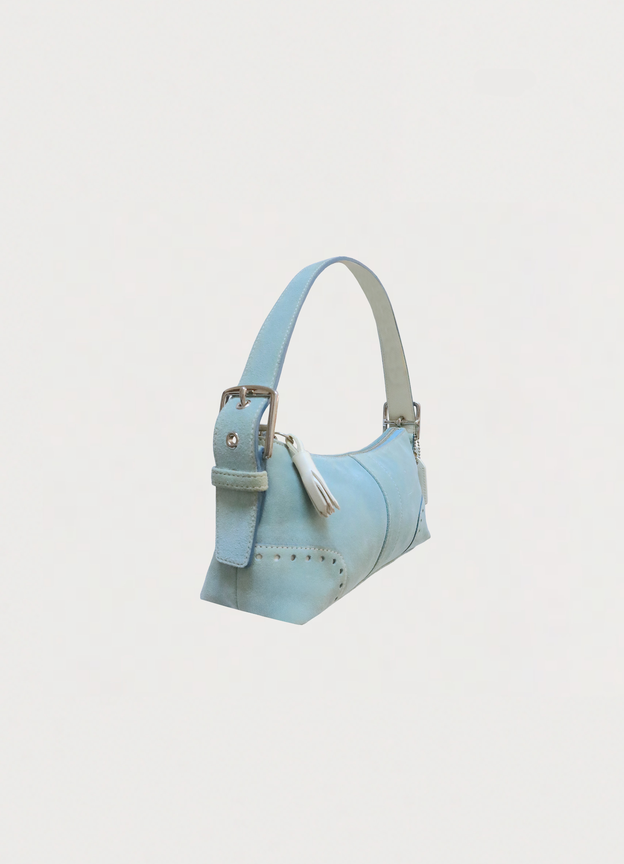 HAMPTONS SUEDE BAGUETTE BAG