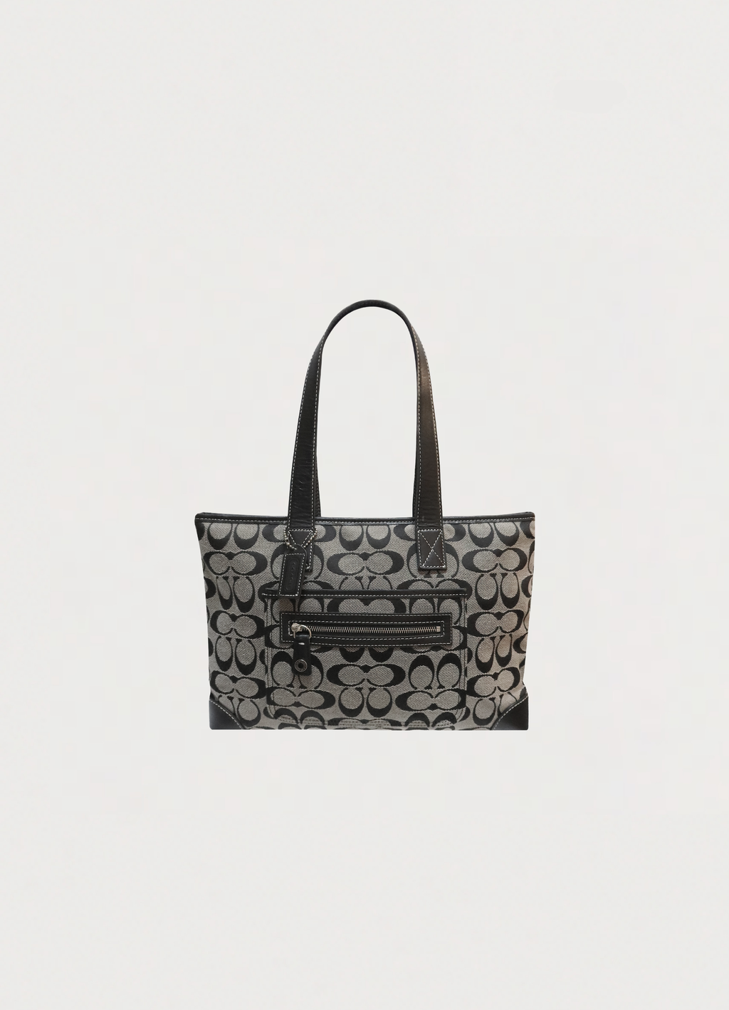 SIGNATURE ZIP TOTE BAG