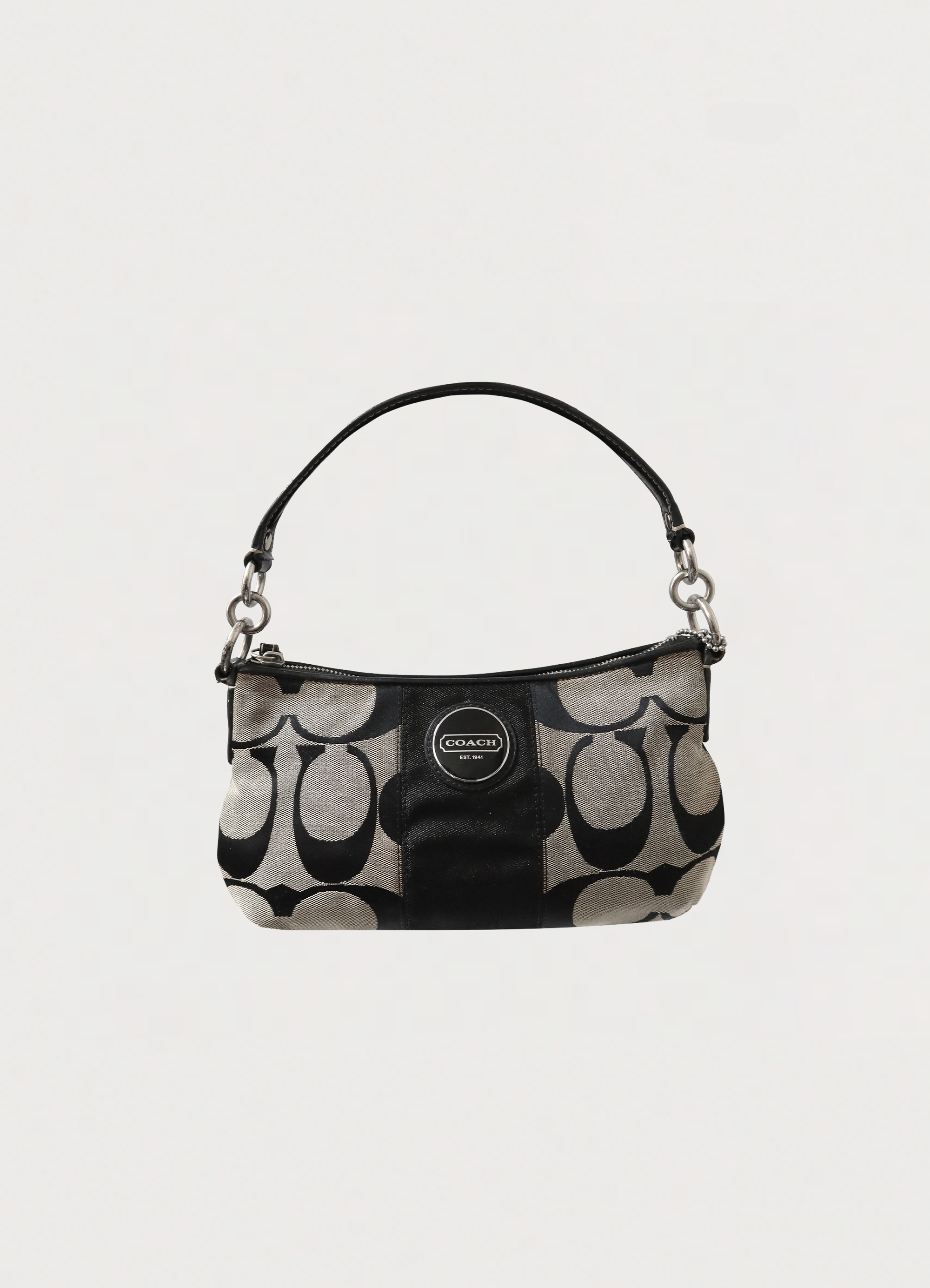 SIGNATURE STRIPE DEMI SHOULDER BAG