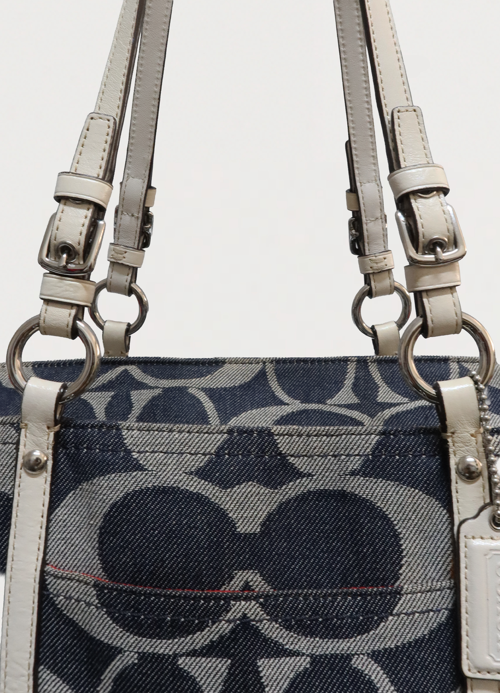 HAMPTONS DENIM SIGNATURE TOTE BAG