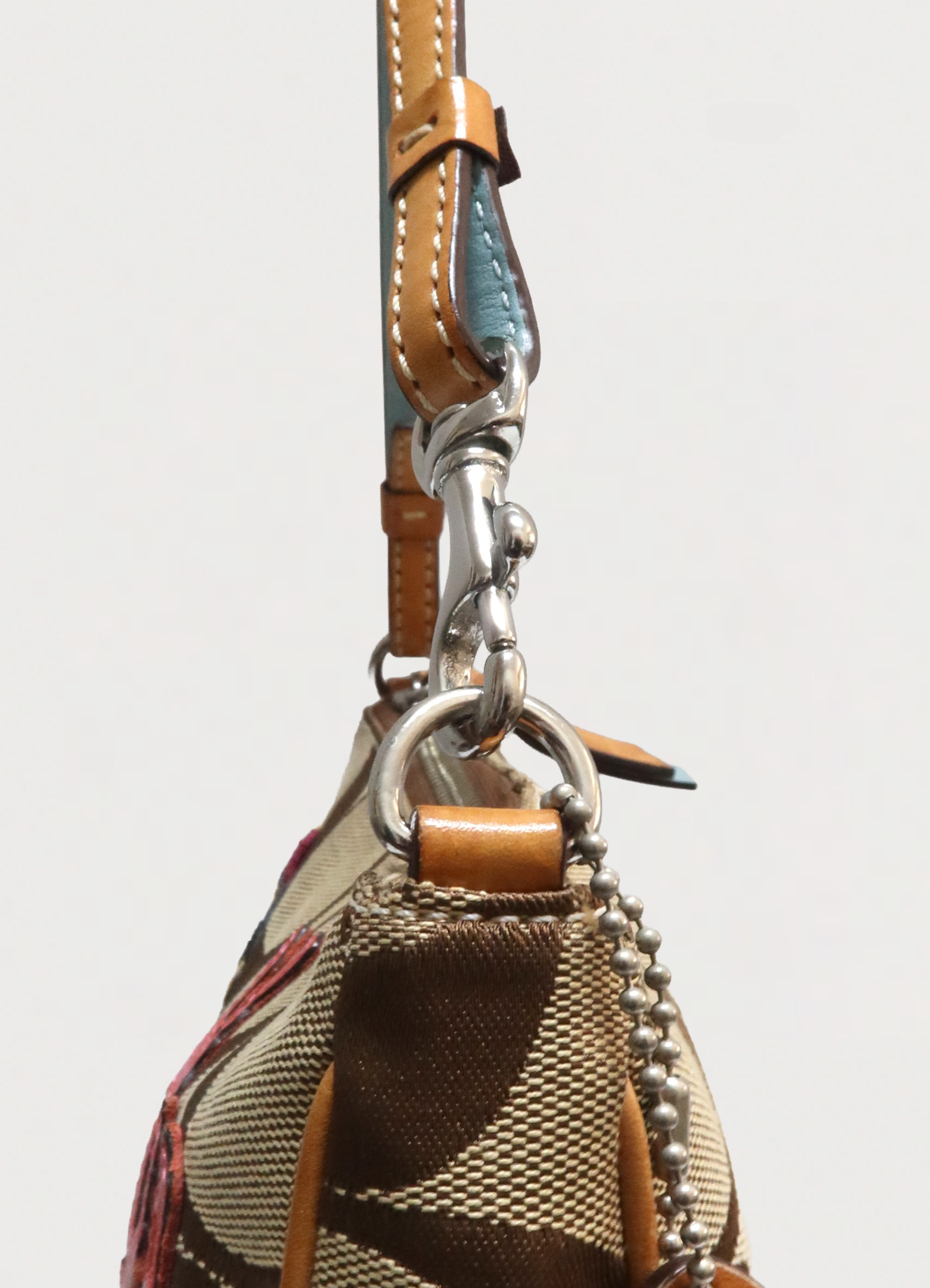 TROPICAL FISH/CORAL DEMI POCHETTE BAG