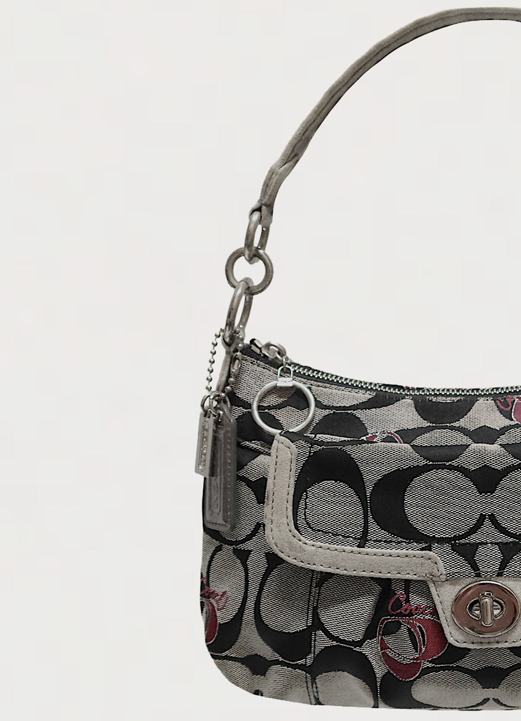 POPPY TURNLOCK SHOULDER BAG