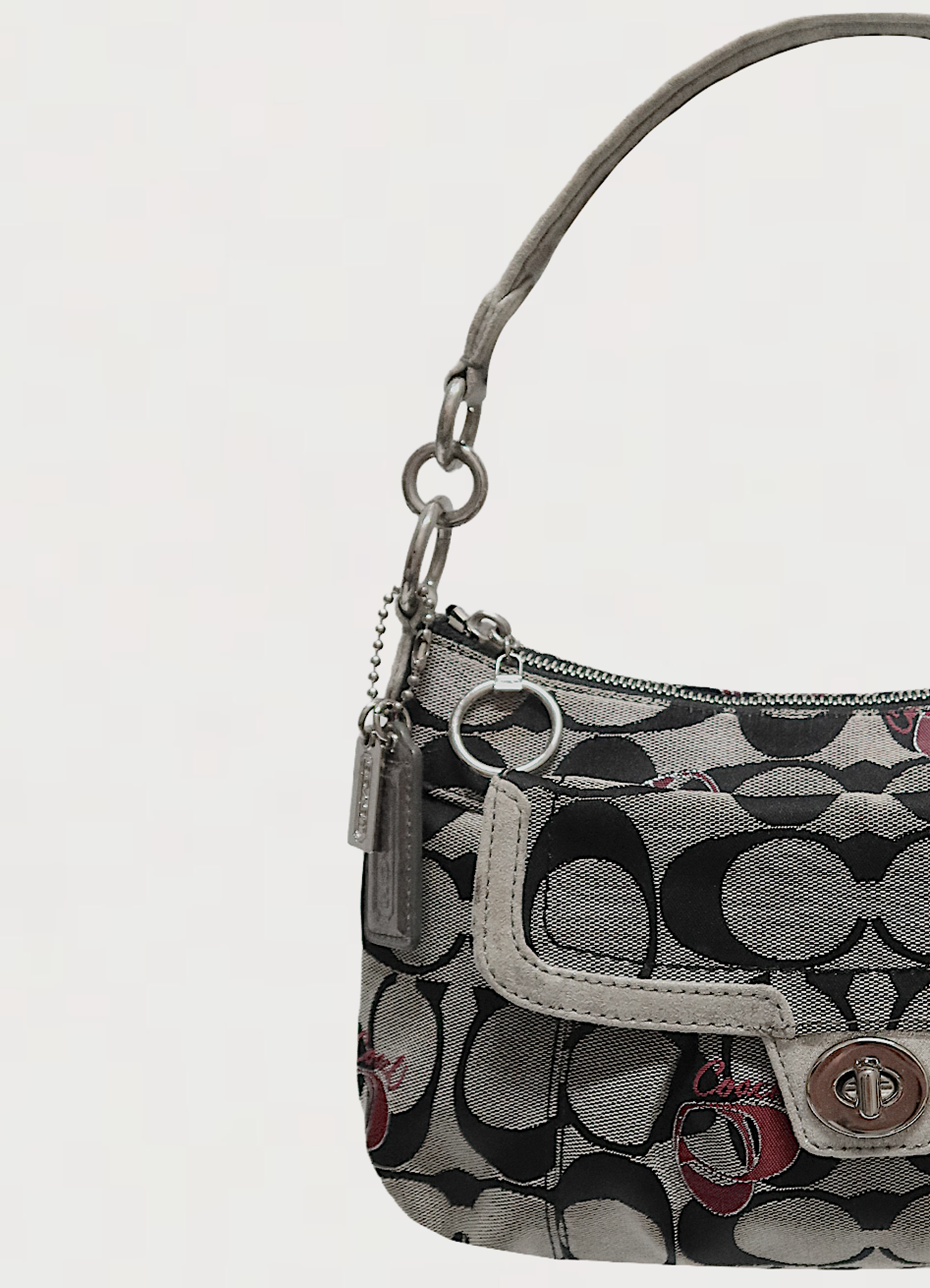 POPPY TURNLOCK SHOULDER BAG