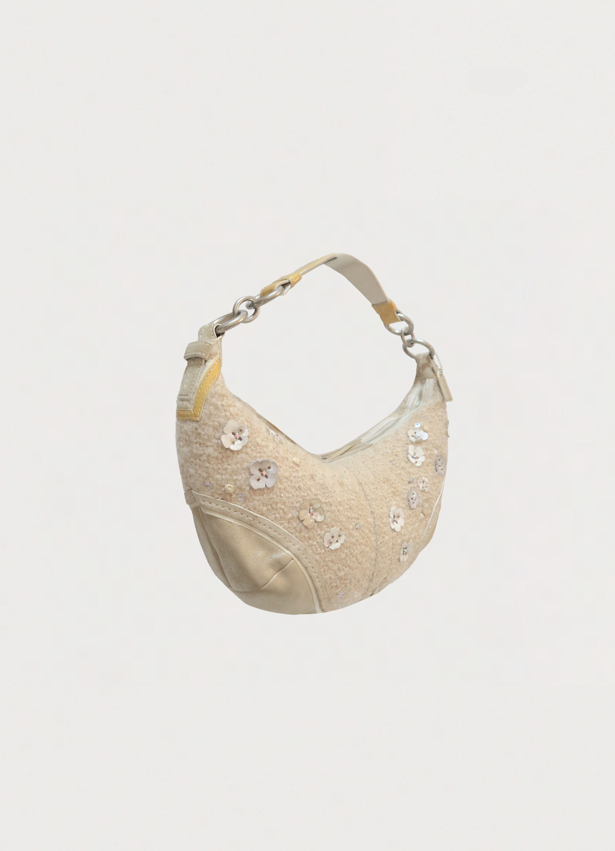 CHELSEA TWEED HOBO SHOULDER BAG