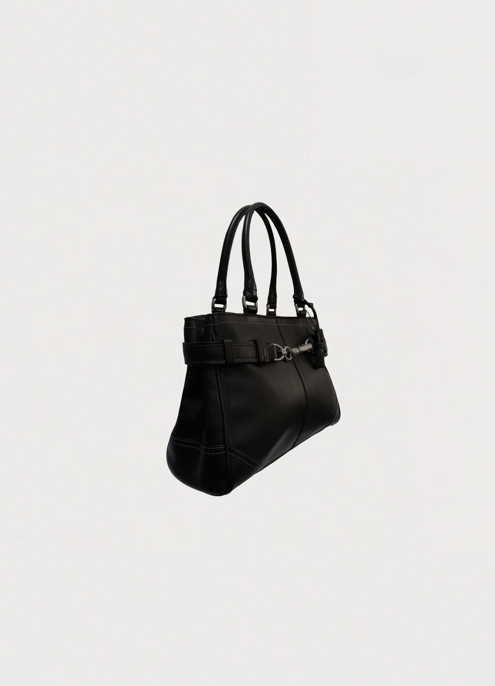 HAMPTONS LEATHER SATCHEL BAG