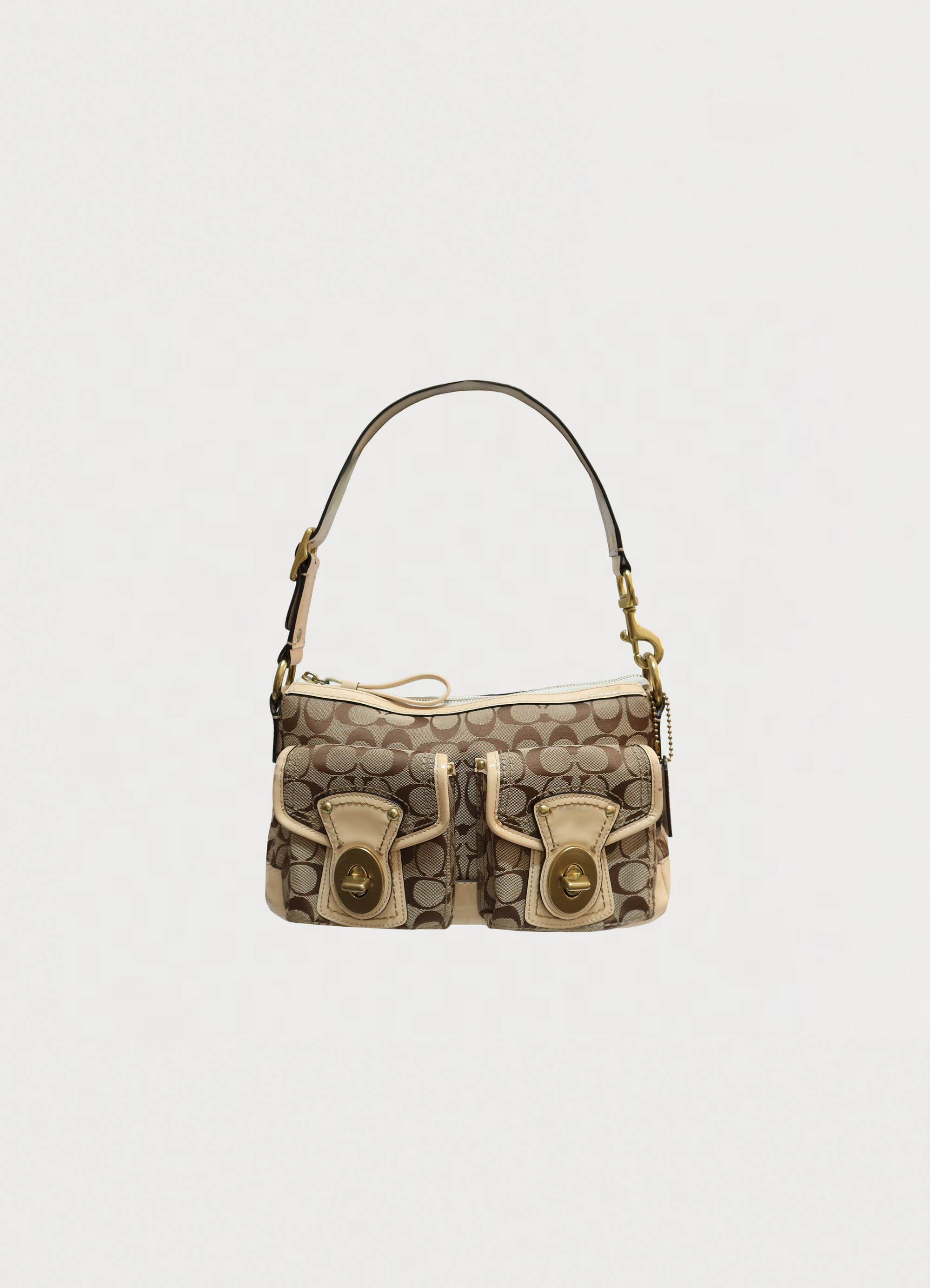 LEGACY SIGNATURE TURNLOCK SHOULDER BAG
