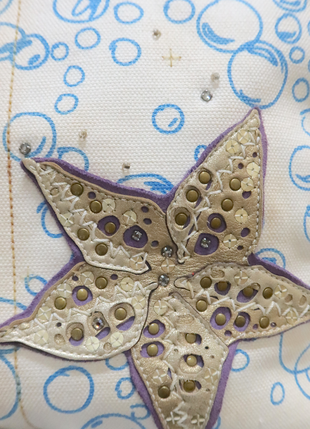 LIMITED EDITION RESORT BUBBLE FISH CORAL TOTE BAG