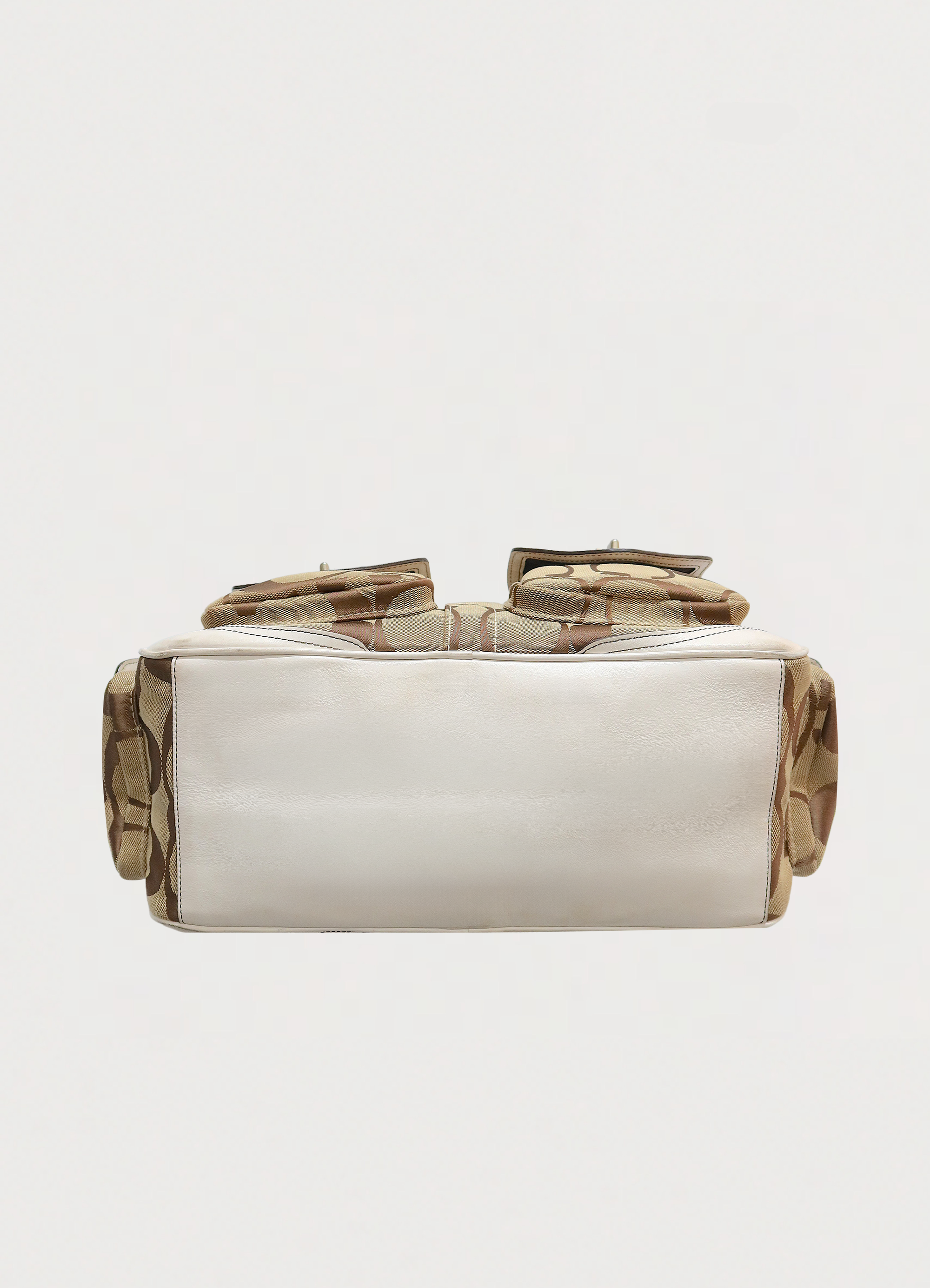 SIGNATURE GALLERY POCKET LARGE SATCHEL BAG