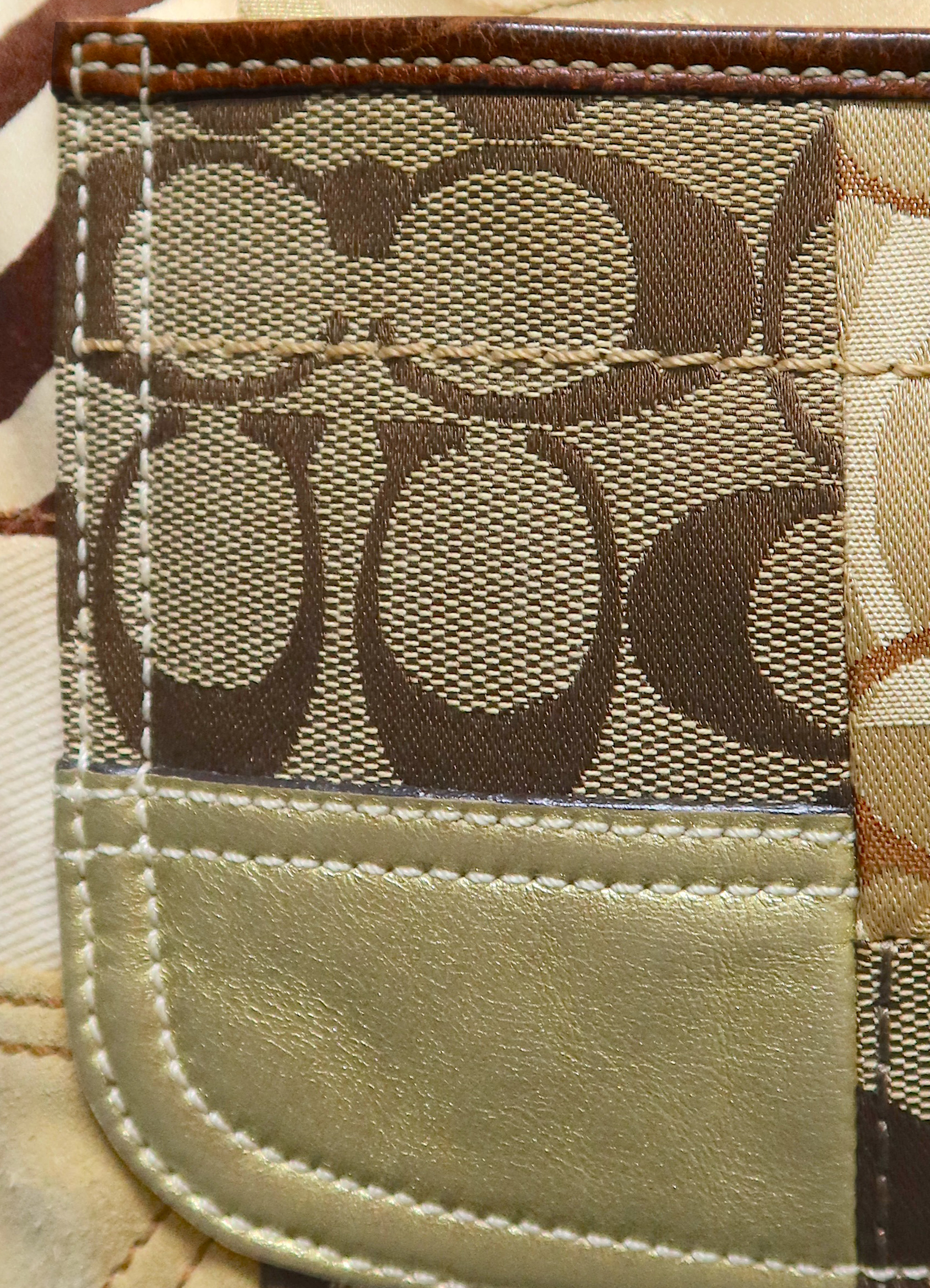 ERGO PATCHWORK HOBO SHOULDER BAG