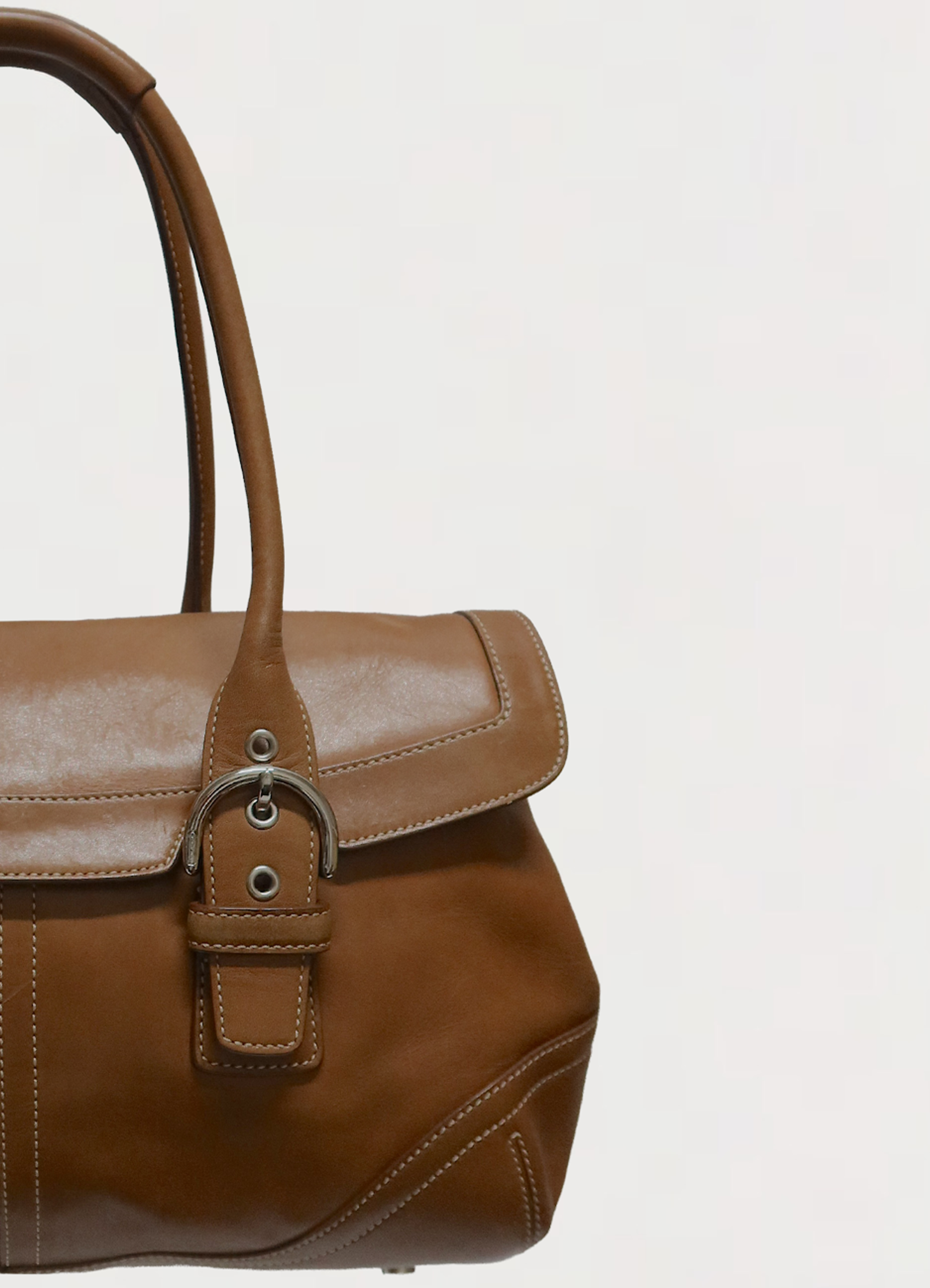 HAMPTONS SOHO FLAP SATCHEL BAG