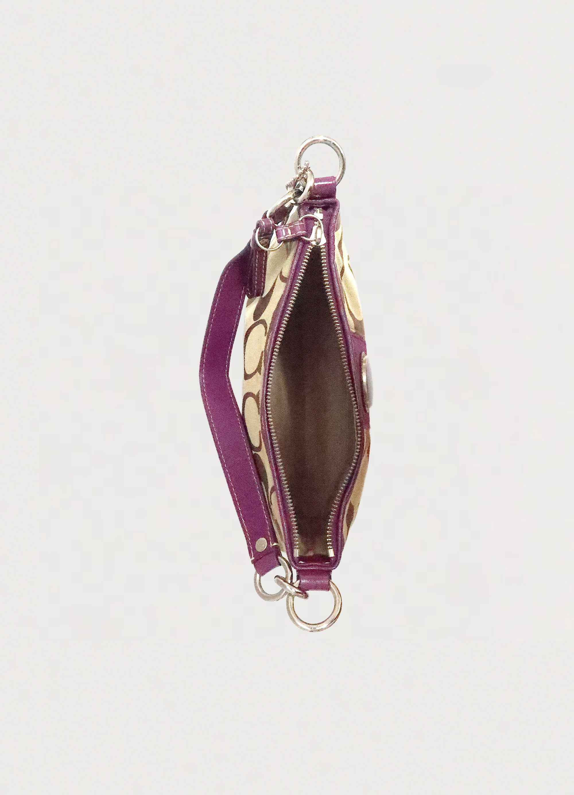 SIGNATURE STRIPE DEMI SHOULDER BAG