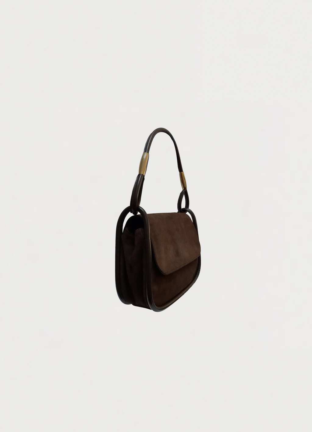 BALTHUS SUEDE SHOULDER BAG