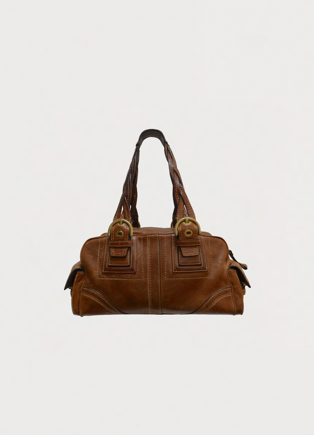 MIA SOHO LEATHER SATCHEL SHOULDER BAG