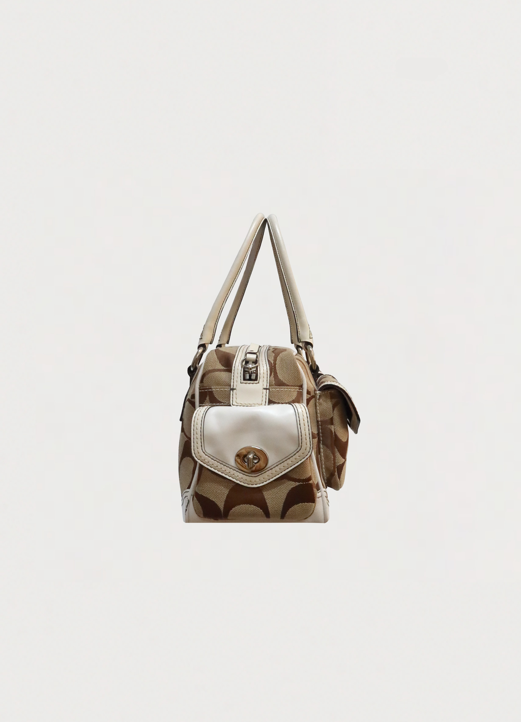 SIGNATURE GALLERY POCKET SATCHEL BAG