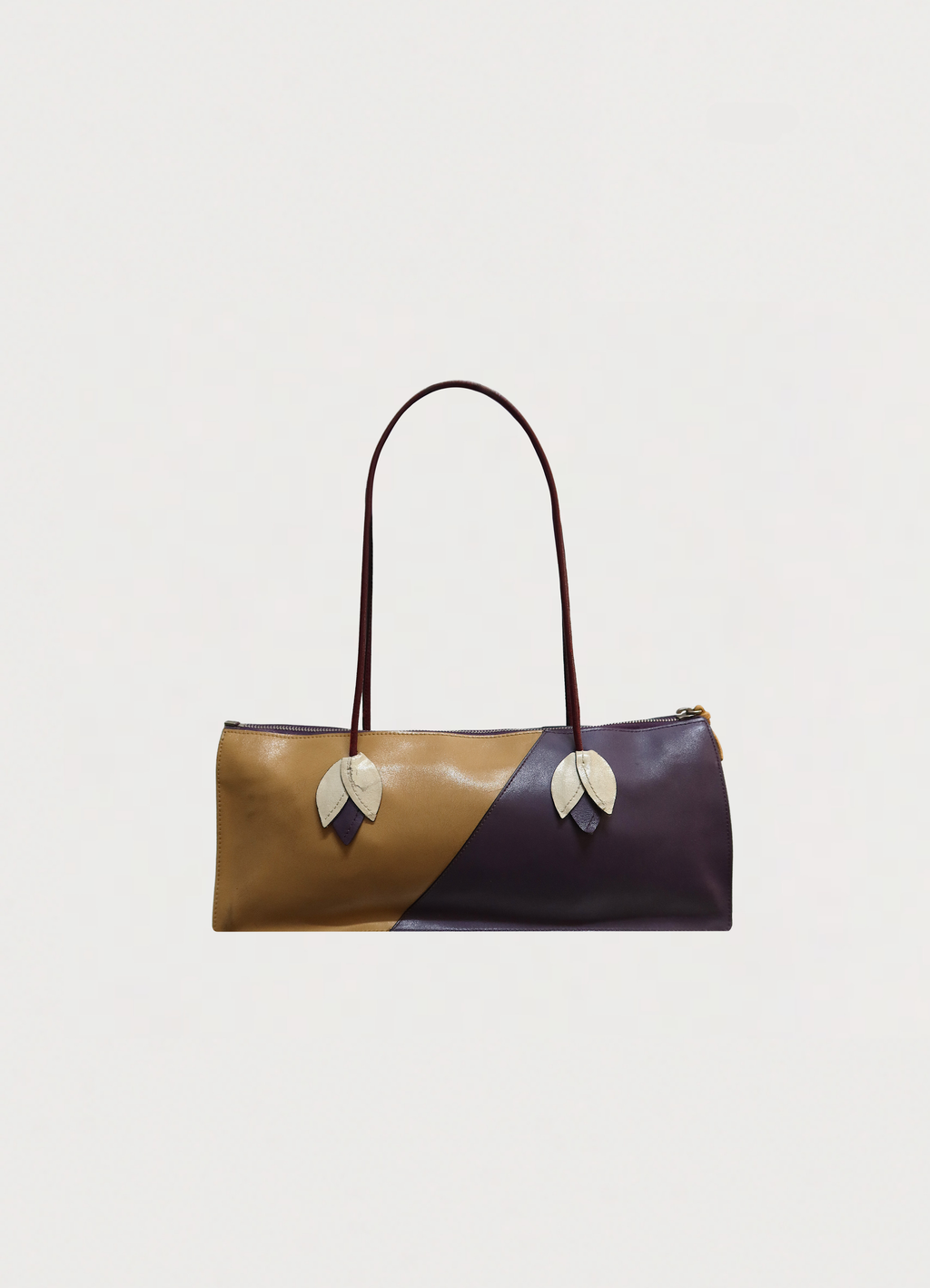 LEAF COLOURBLOCK SHOULDER BAG