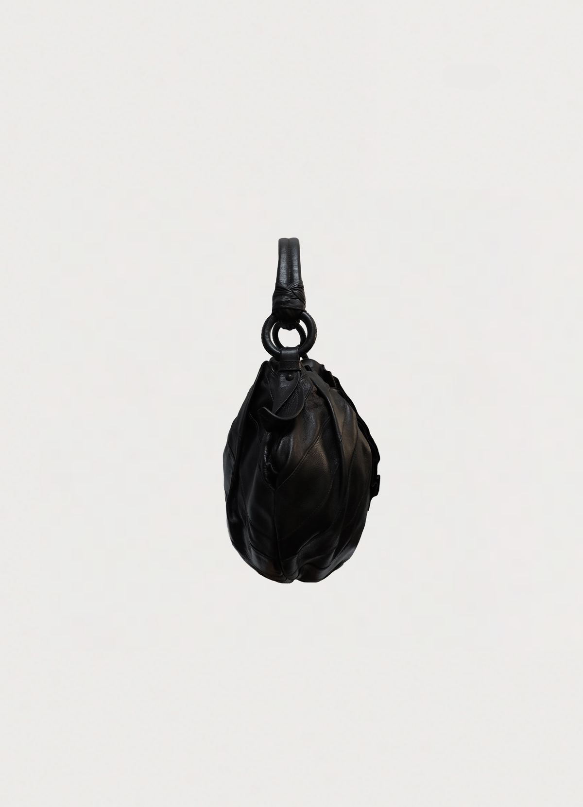 VITELLINO MORDO RUFFLE SHOULDER BAG