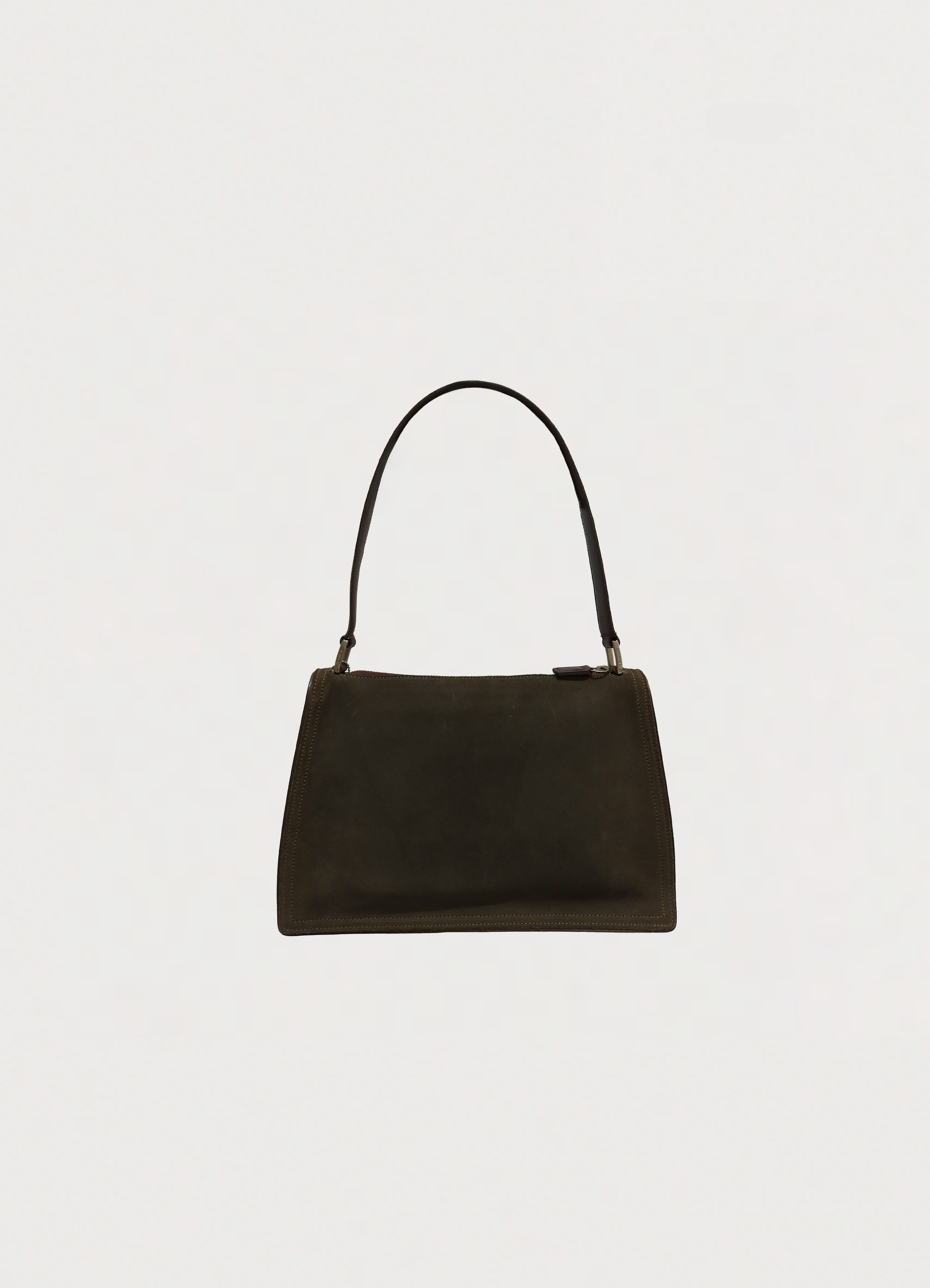 MONTEREY ZIP SUEDE SHOULDER BAG
