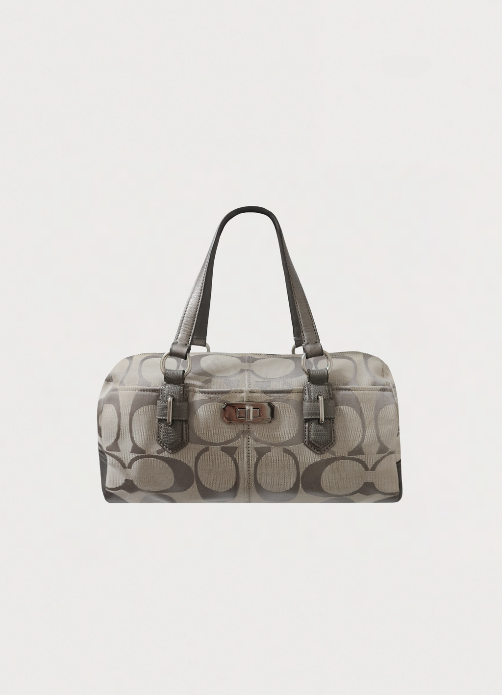CHELSEA SIGNATURE C BARREL SATCHEL BAG
