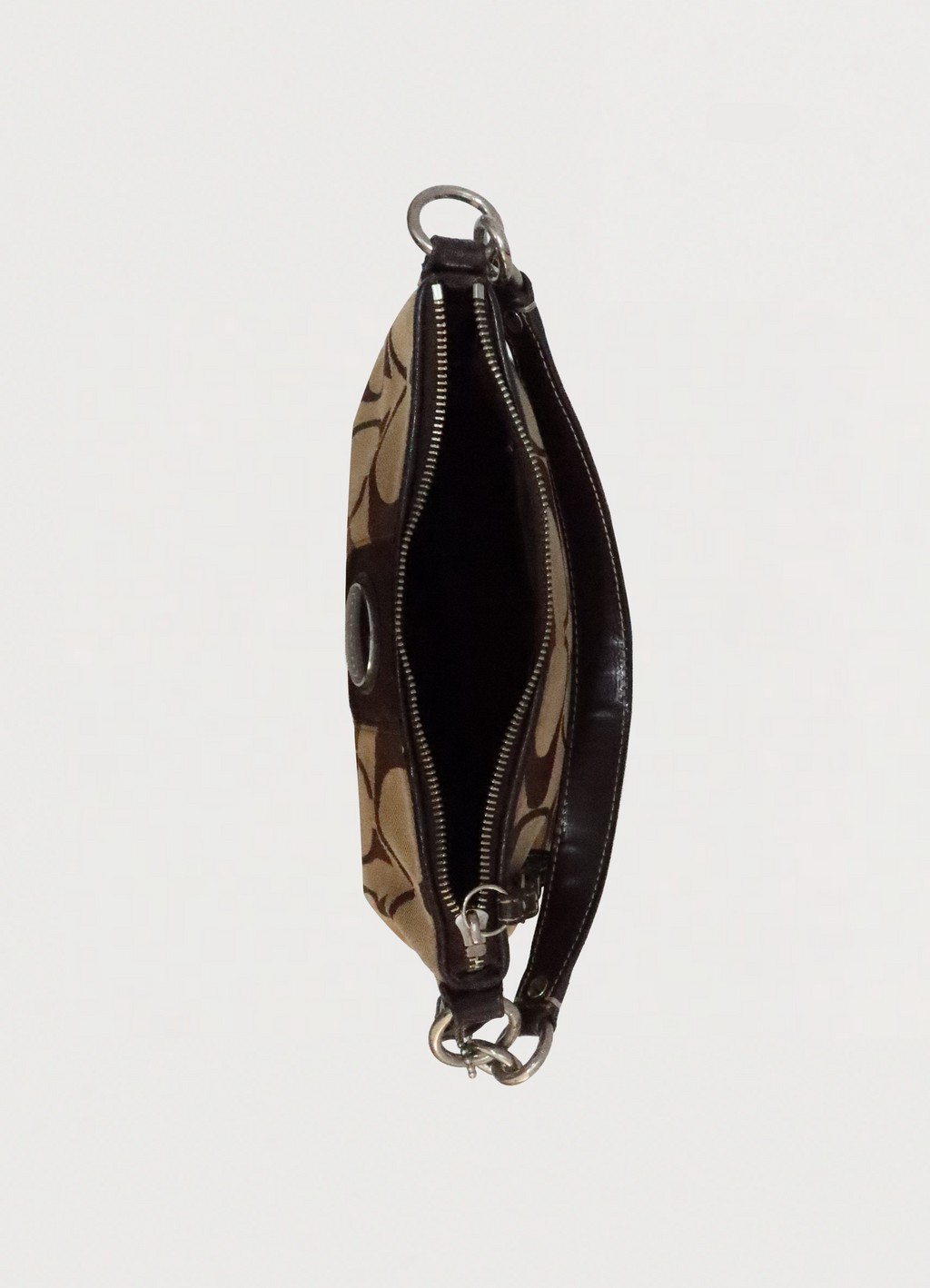 SIGNATURE STRIPE DEMI SHOULDER BAG