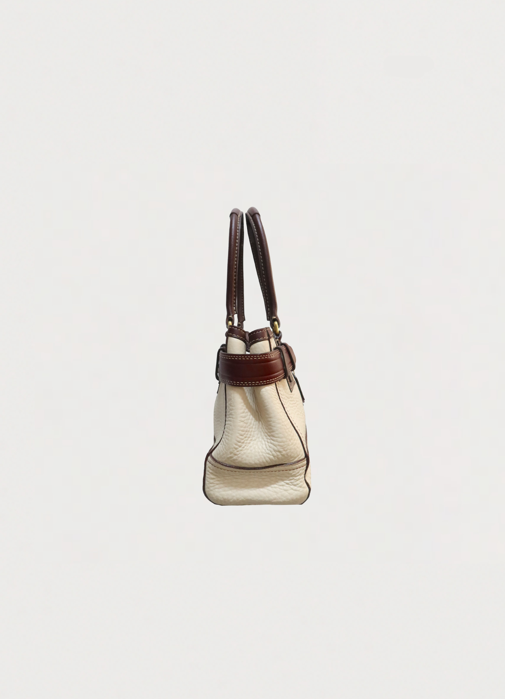 HAMPTONS LEATHER SATCHEL SHOULDER BAG
