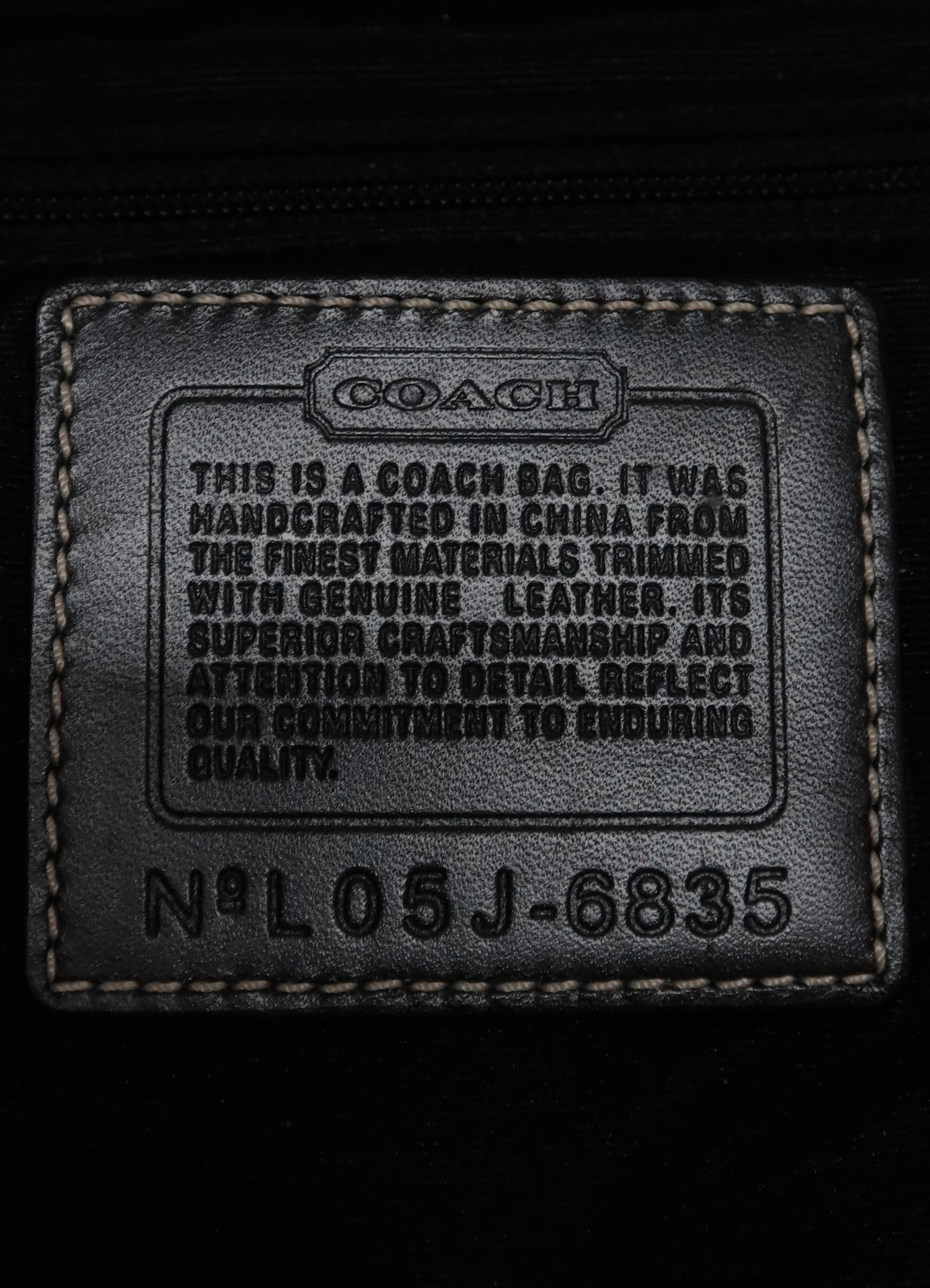 SIGNATURE POCKET SATCHEL SHOULDER BAG