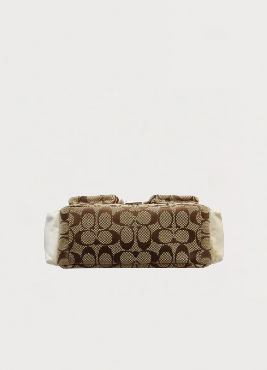 FUR TRIMMED SIGNATURE SHOULDER BAG