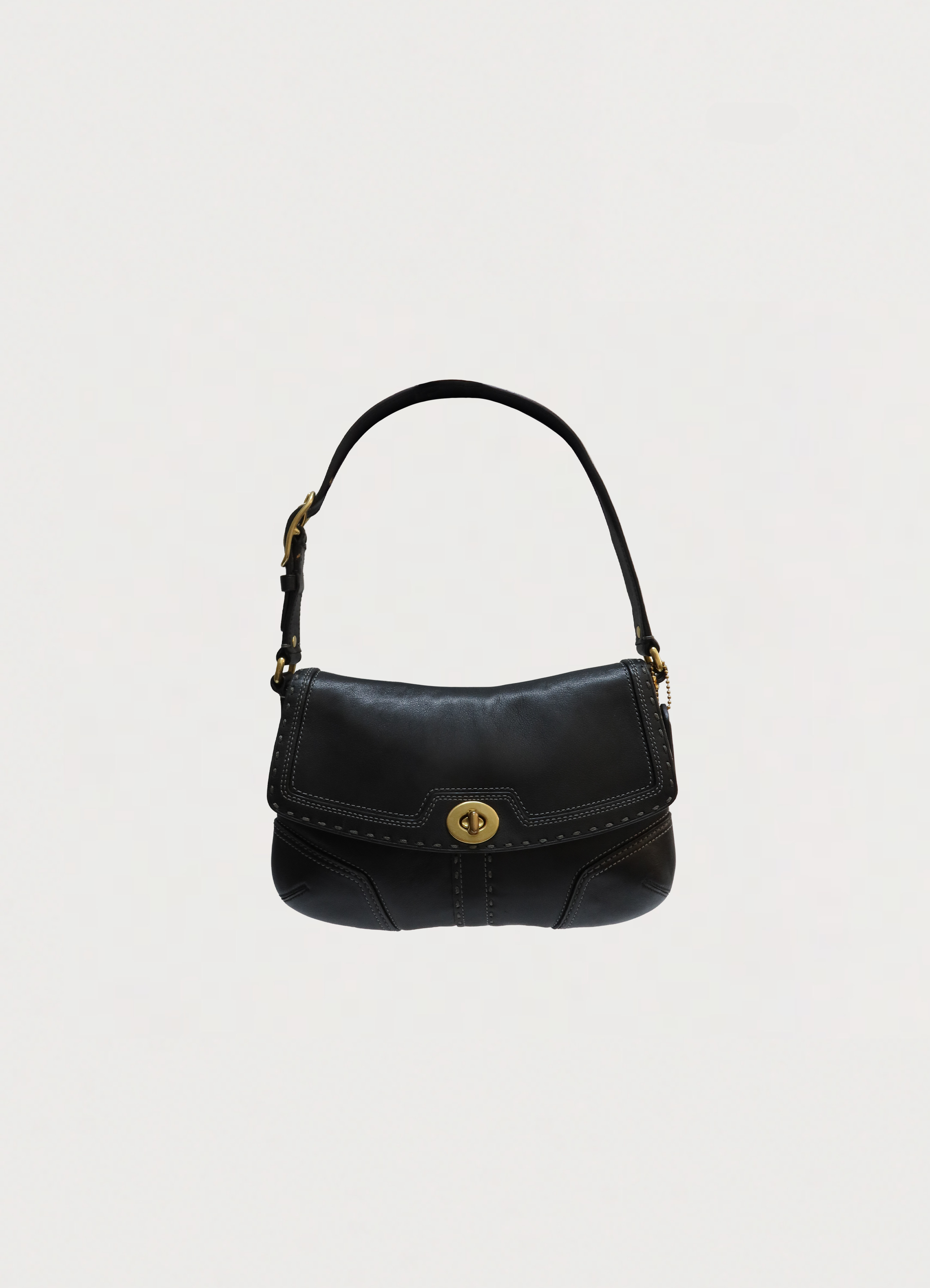 SOHO LEATHER FLAP BAG