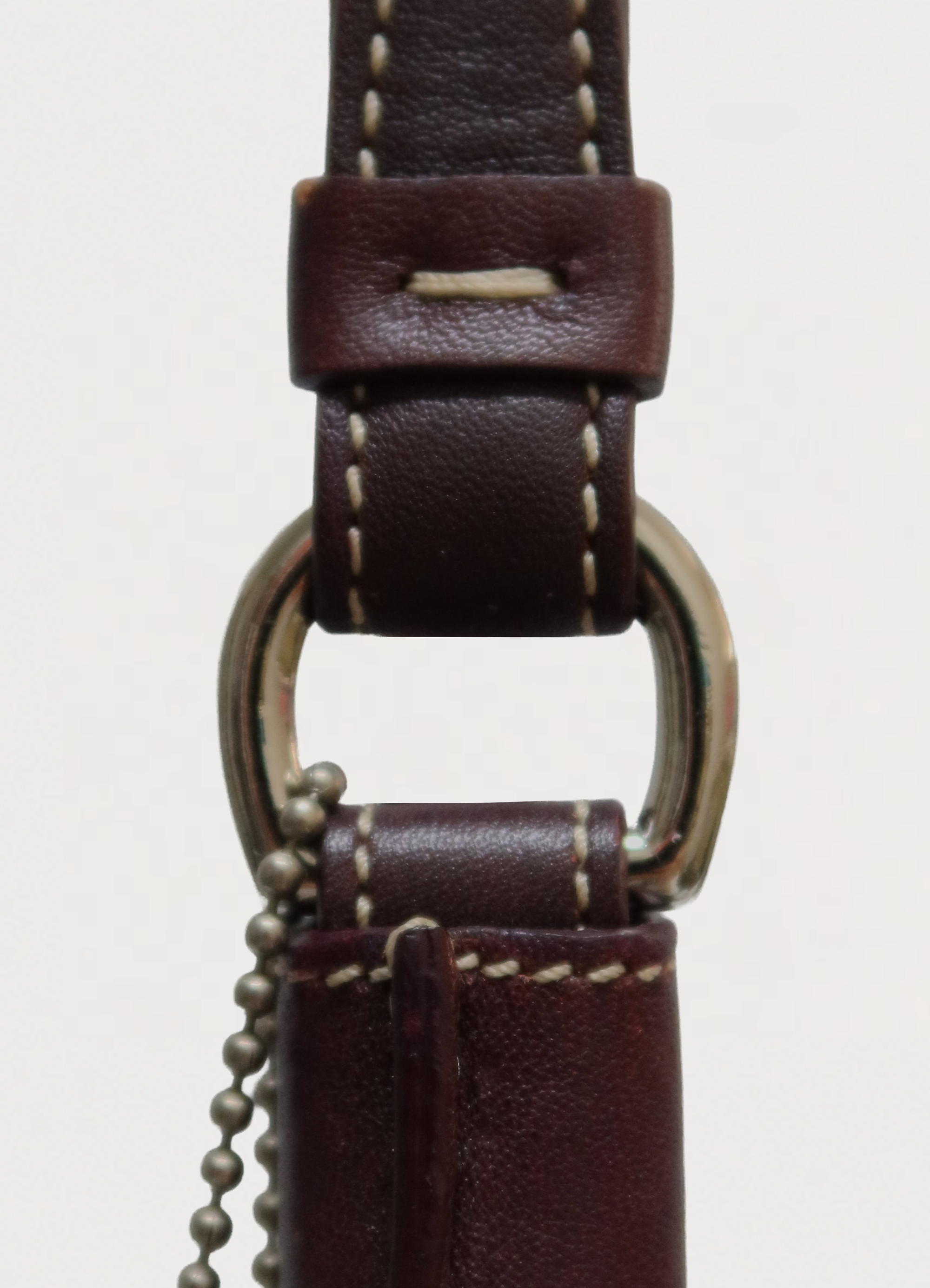 HAMPTONS PATCHWORK BUCKLE SHOULDER BAG