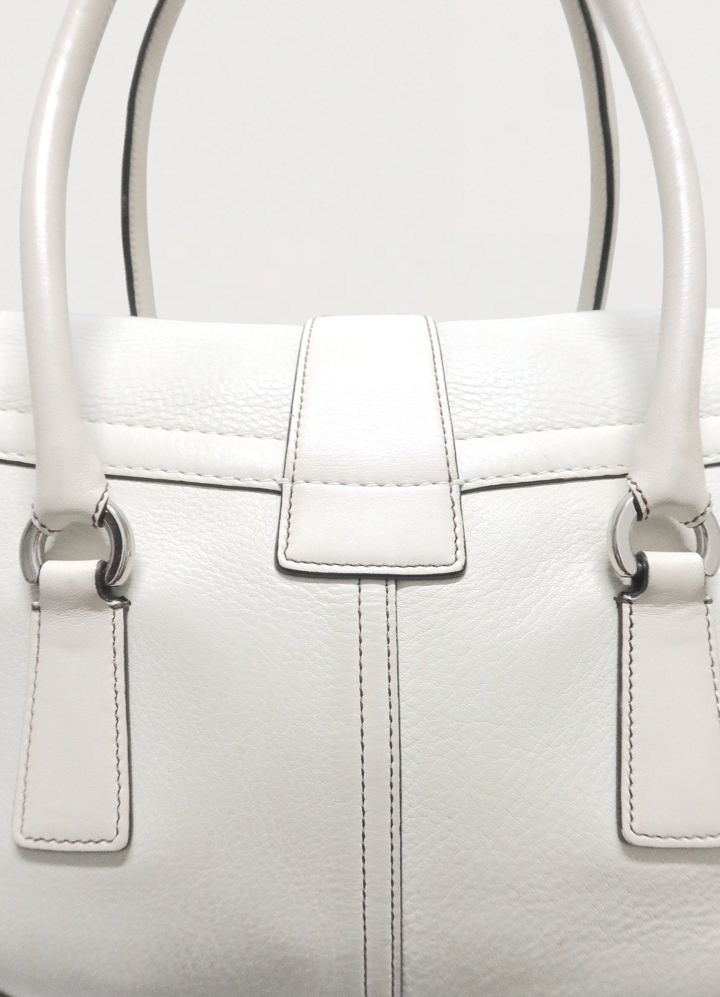 HAMPTONS SOHO FLAP LEATHER SATCHEL BAG